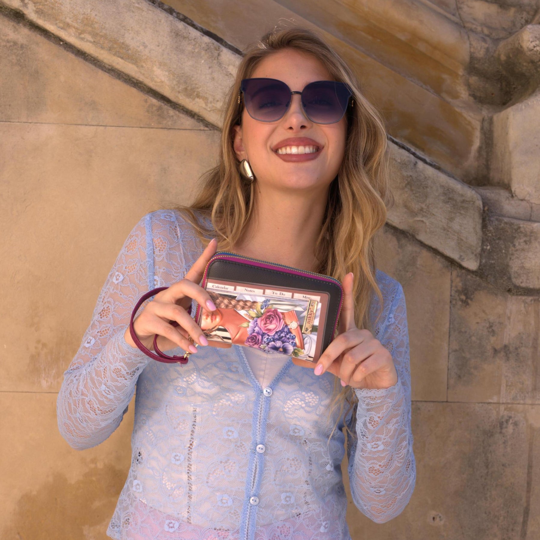 CARTERA MEDIANA CON DOBLE CREMALLERA (NOSTALGIA)