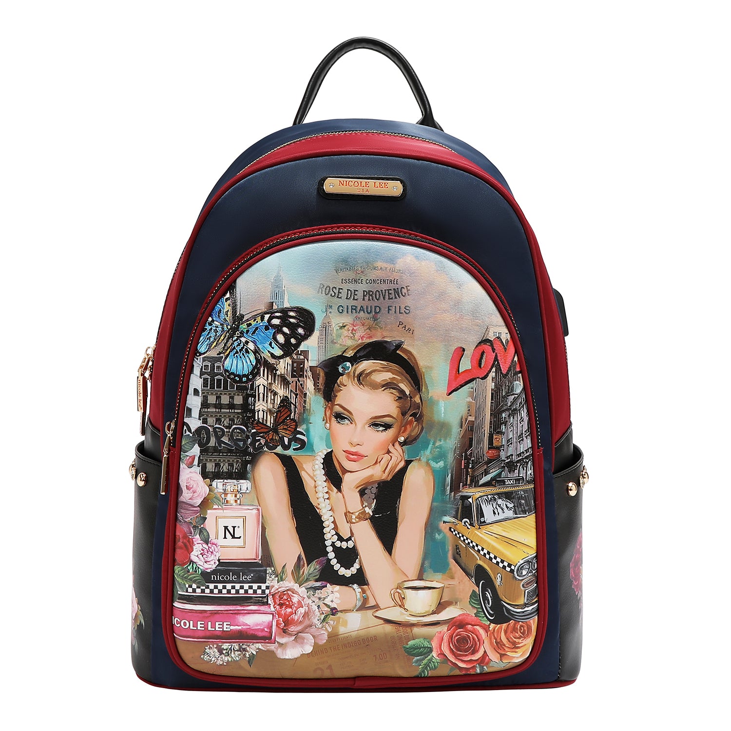 MOCHILA PARA PORTÁTIL CON PUERTO DE CARGA USB (SABINA IMAGINES)