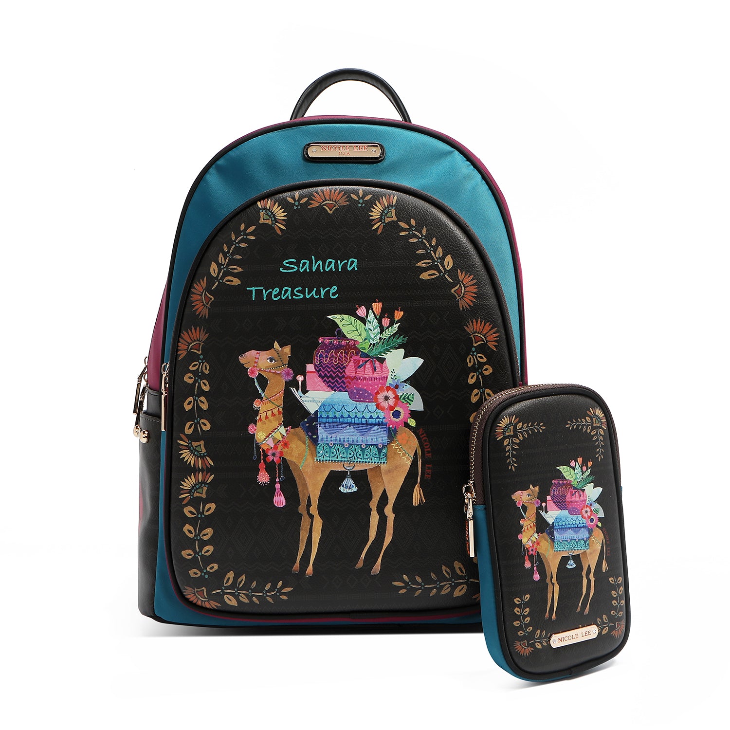 LAPTOP-RUCKSACK MIT USB-LADEANSCHLUSS (SAHARA TREASURE)