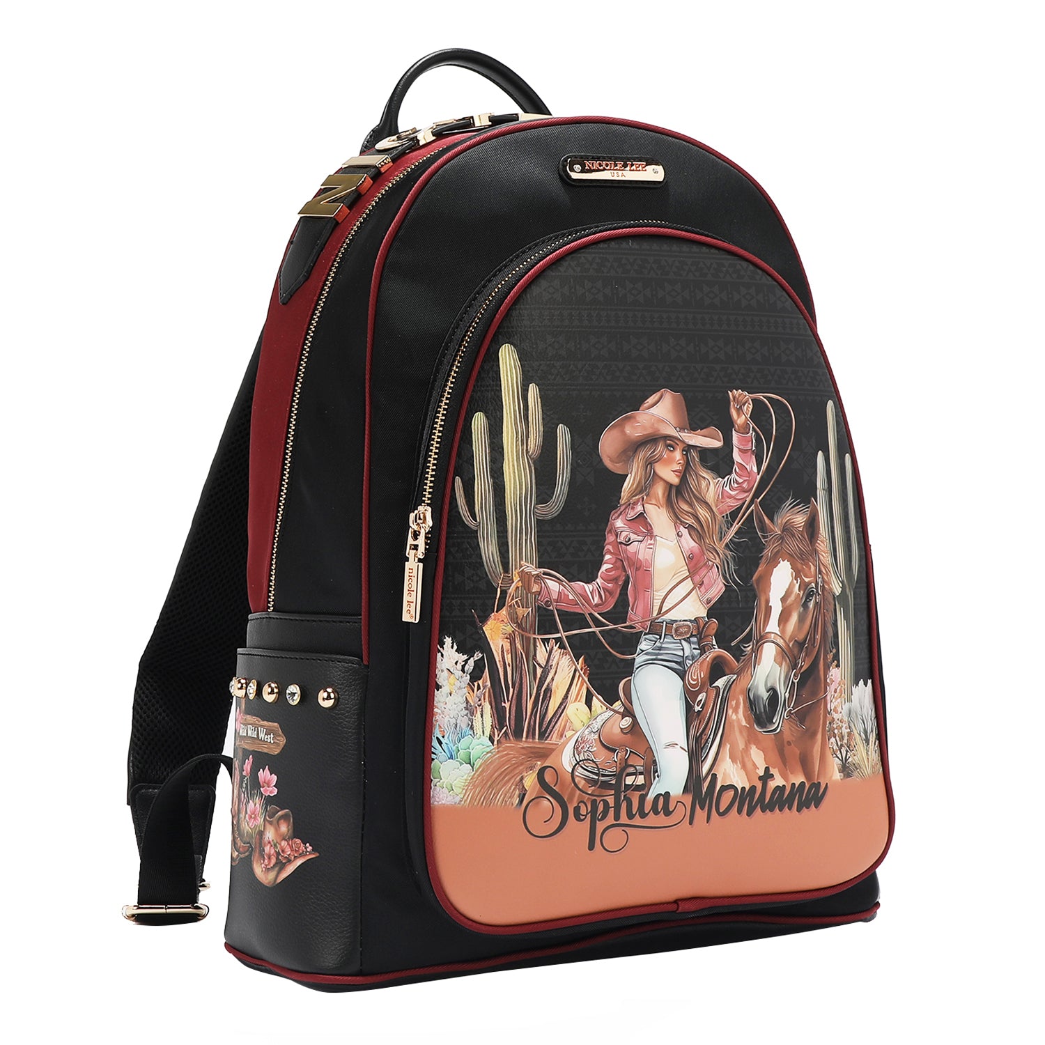LAPTOP BACKPACK WITH USB CHARGING PORT (<tc>SOFIA MONTANA</tc>)