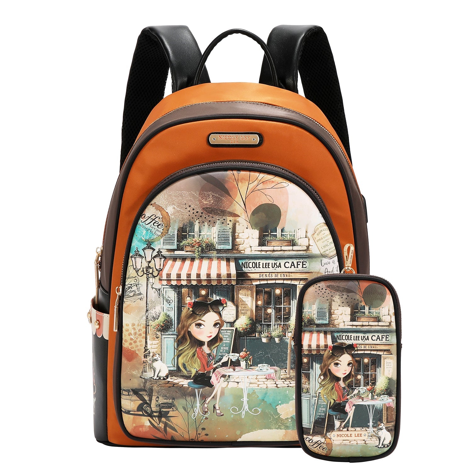 MOCHILA PARA PORTÁTIL CON PUERTO DE CARGA USB (VIRTUAL FRIEND)