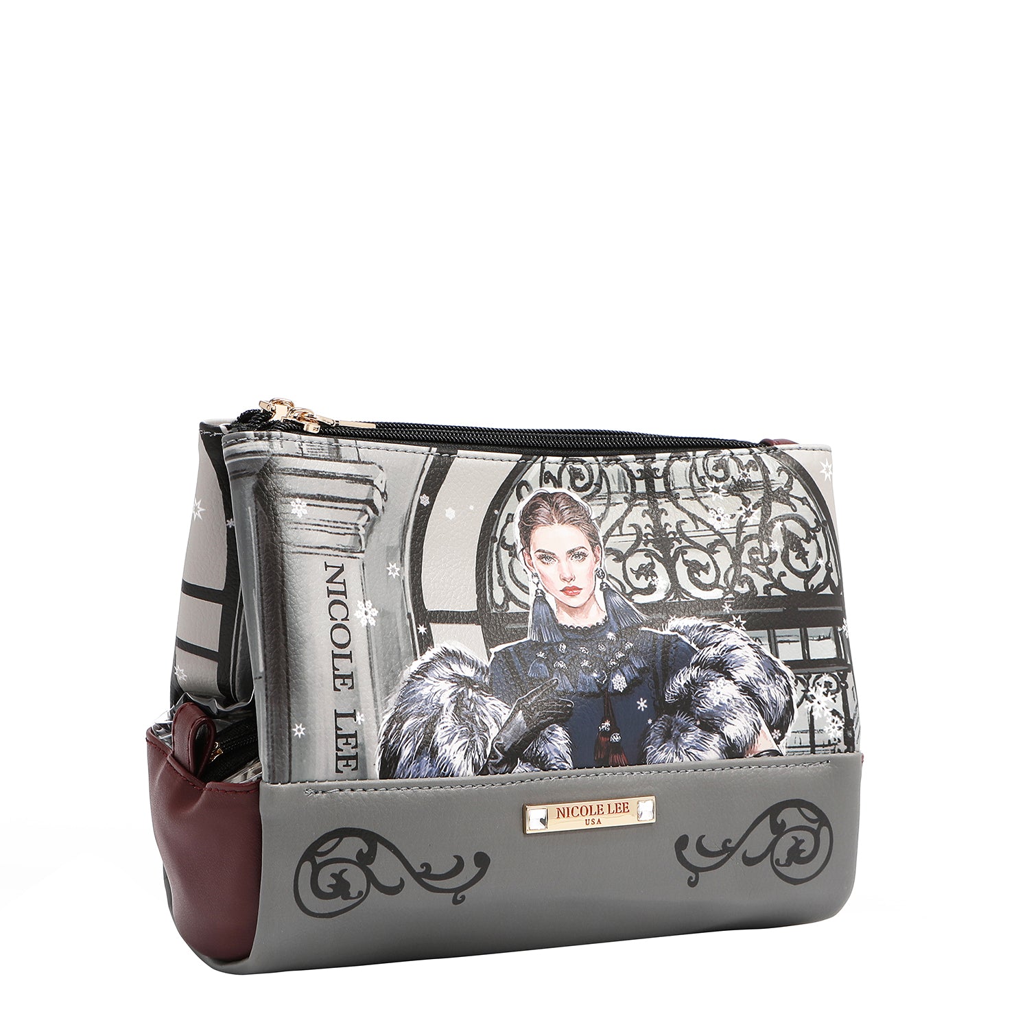 VIELSEITIGE REISE-ORGANIZER-TASCHE (<tc>MODA SNOWFLAKE</tc>)