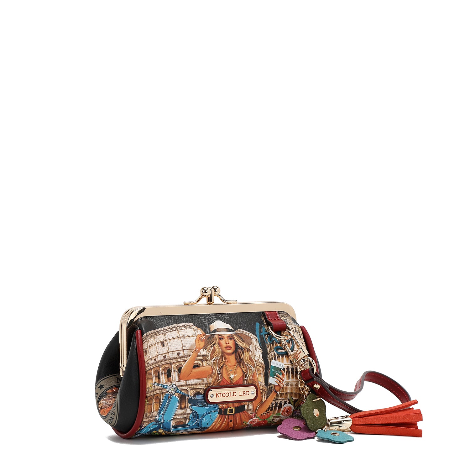 PORTAFOGLIO CON BRACCIALE (<tc>MARTHA TRAVELS ITALY</tc>)