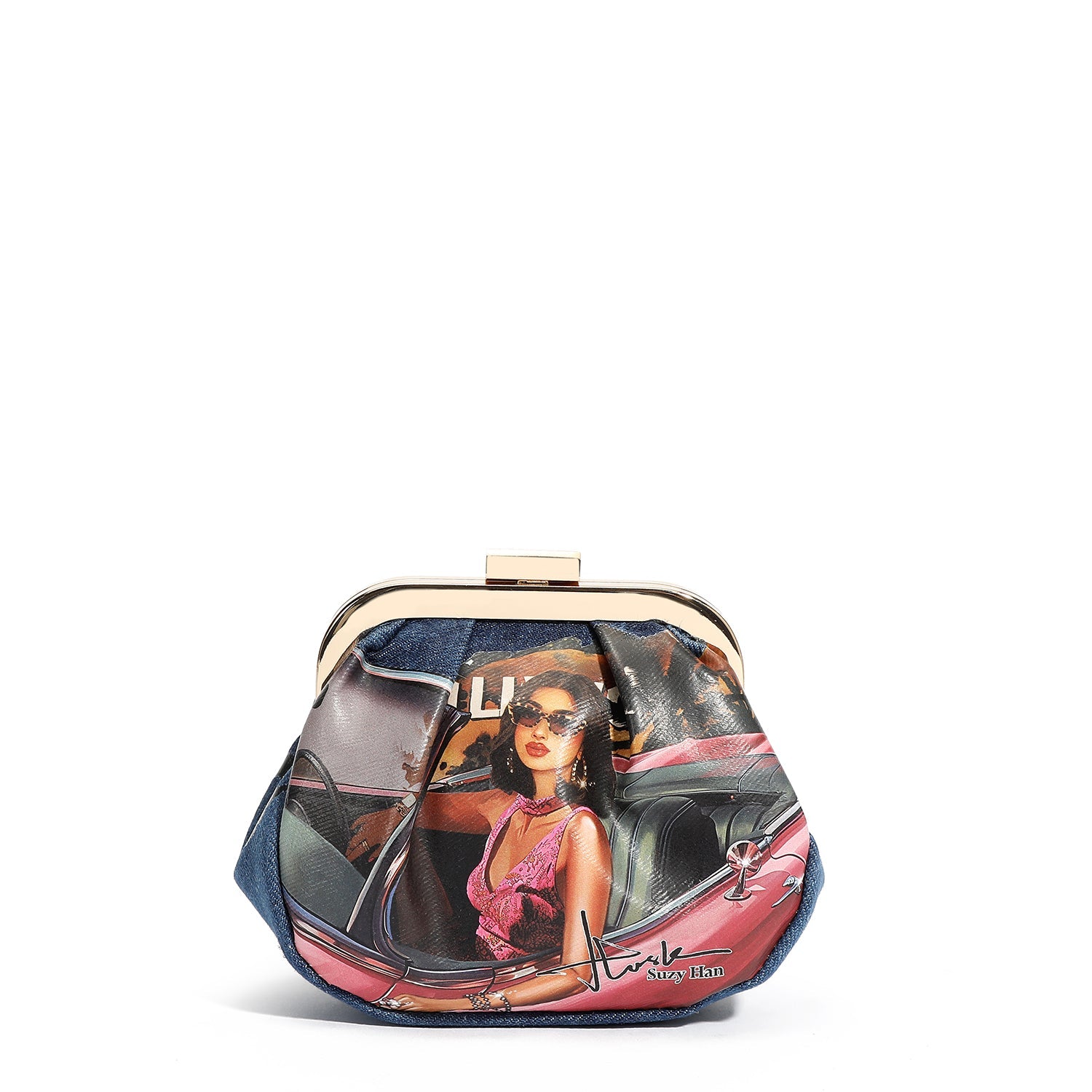 MINI PURSE WITH DENIM STRAP (<tc><tc>Ladies Night Out</tc></tc>)