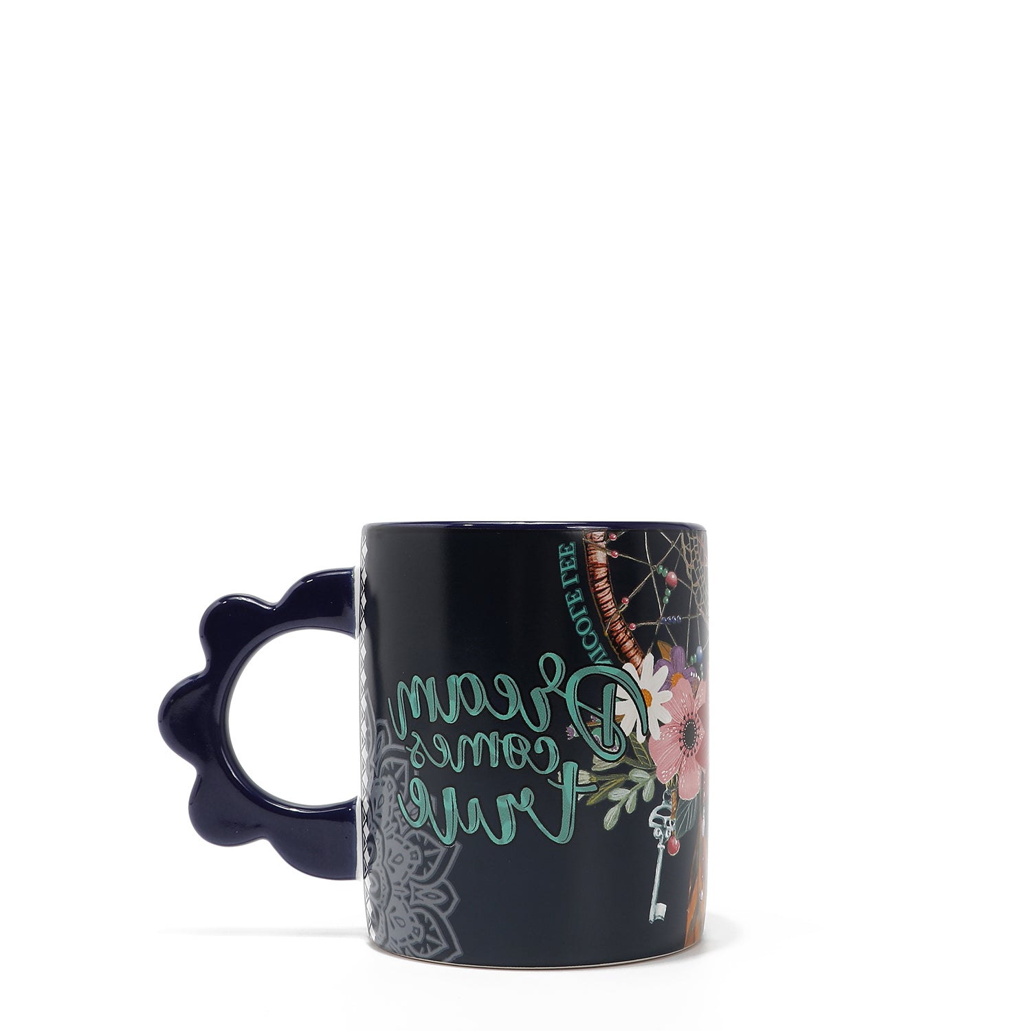 TAZZA IN CERAMICA A FORMA DI PETALO (<tc>DREAM COMES TRUE</tc>)