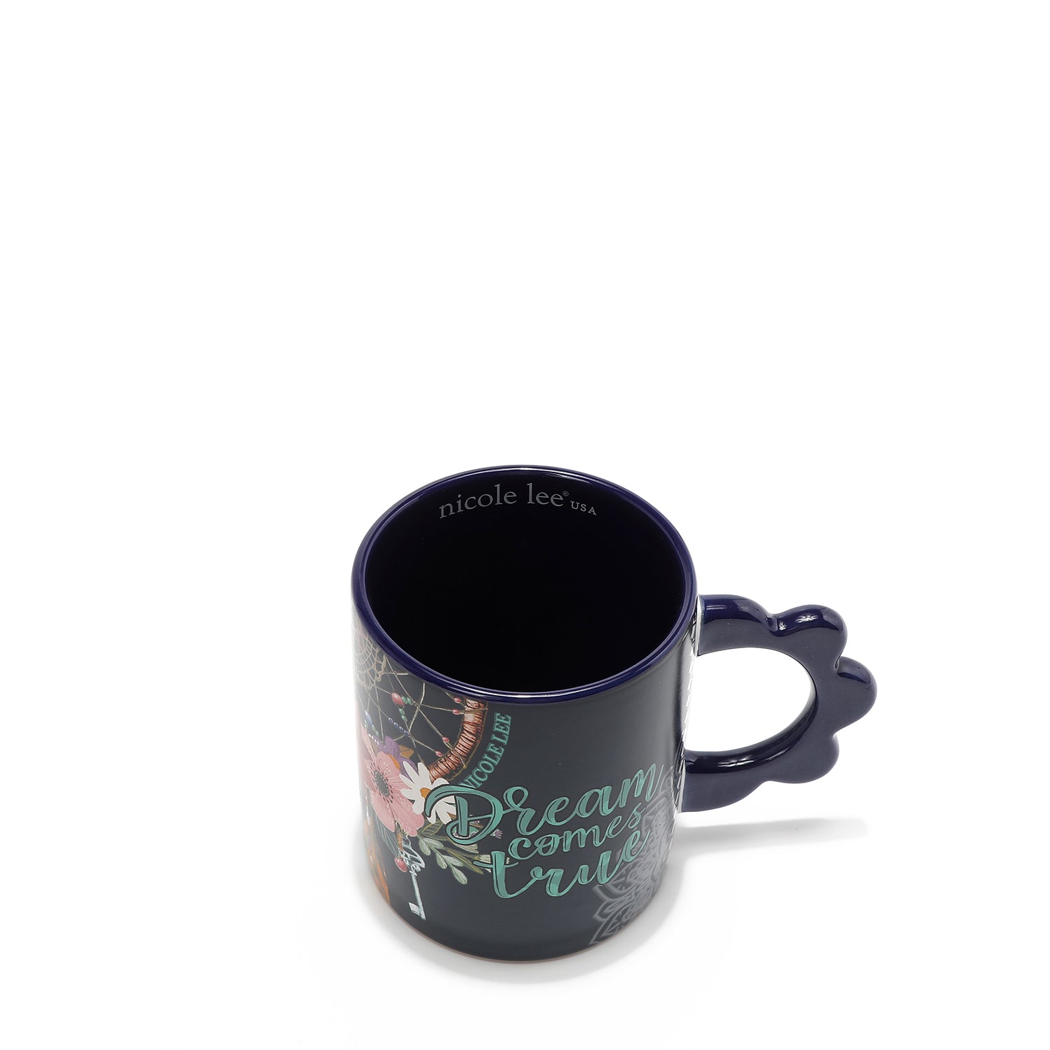 TAZZA IN CERAMICA A FORMA DI PETALO (<tc>DREAM COMES TRUE</tc>)