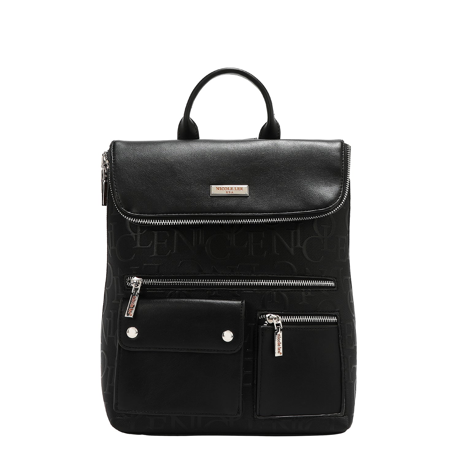 Eleganza Multibolsos dello zaino per lo zaino (nero)