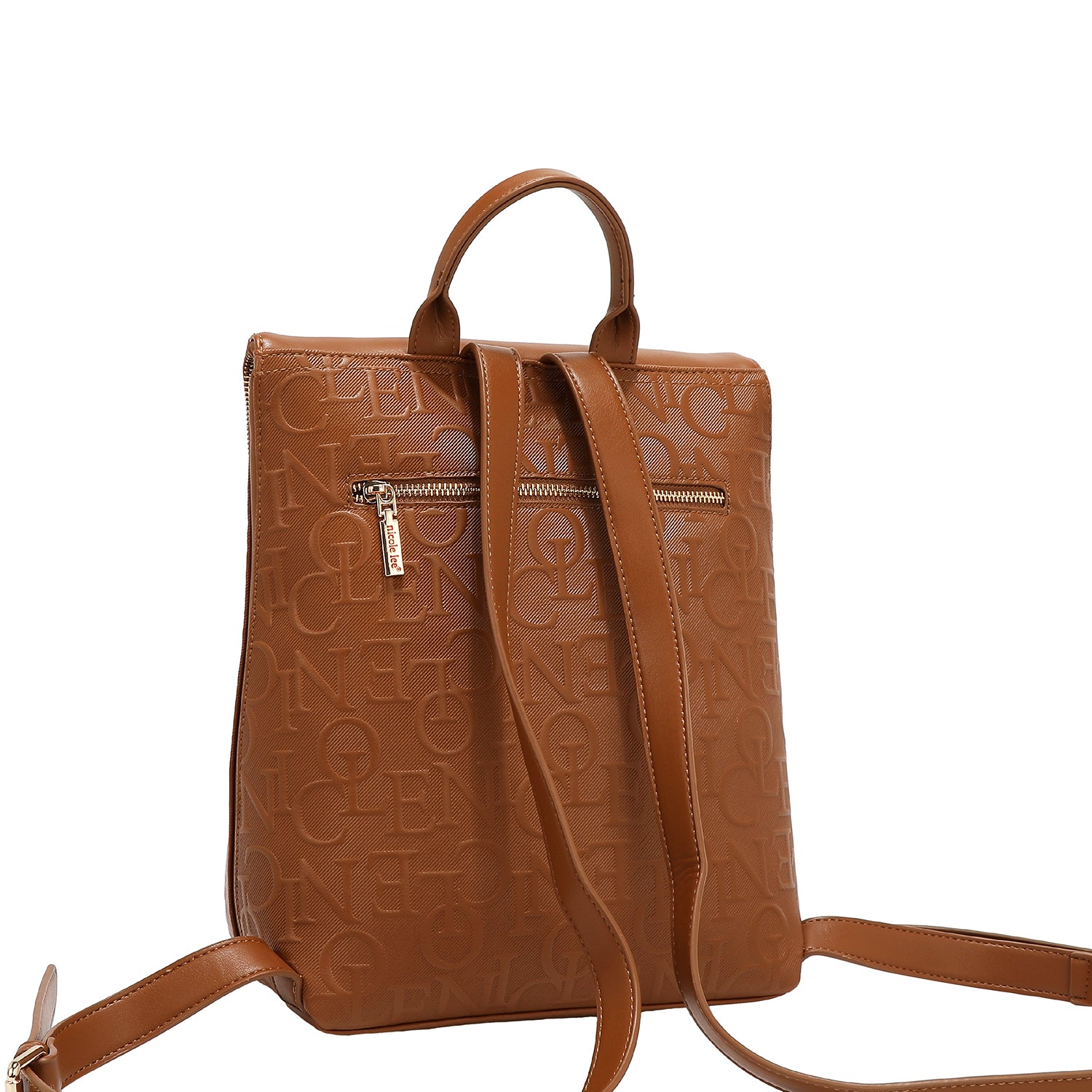 Multibolsos Backpack Relief Elegance (Brown)