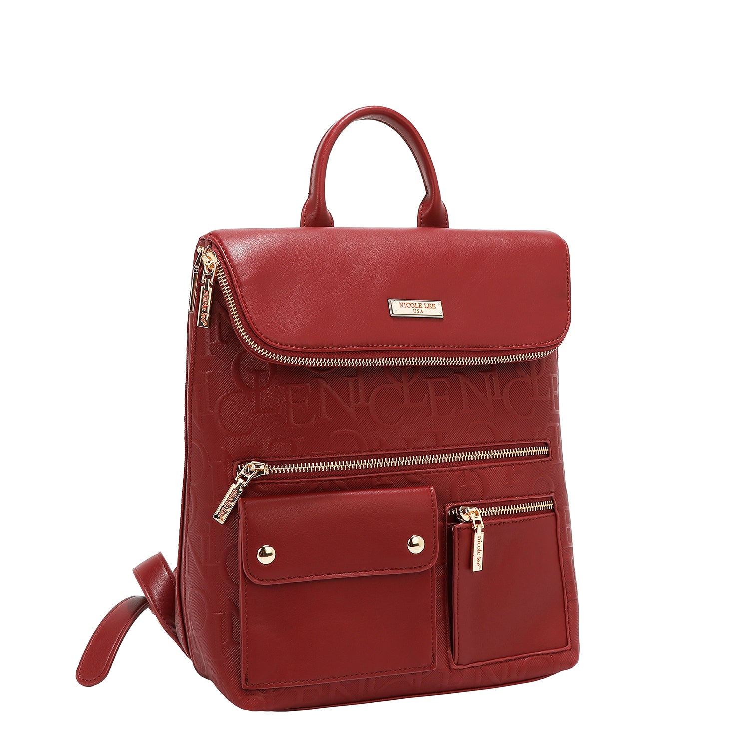 Eleganza Multibolsos Relief Elegance (Red)
