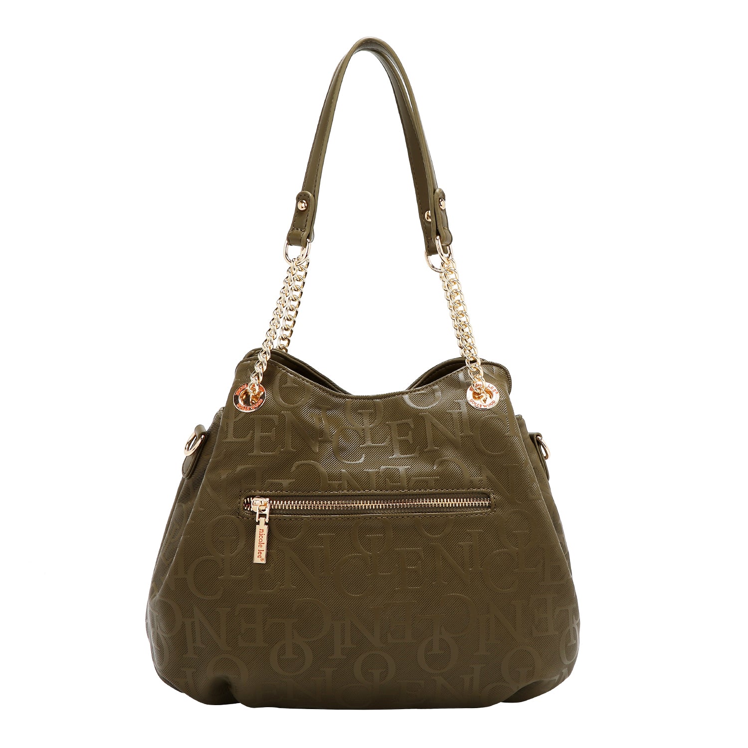 Handtasche in Relief (Olive)