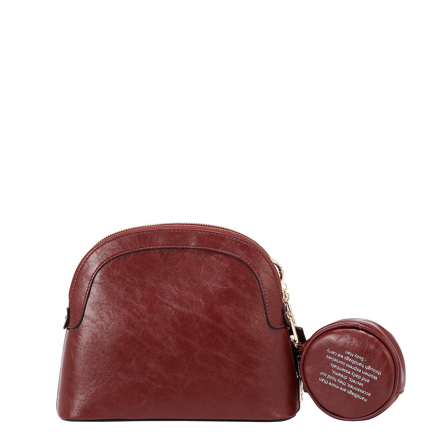 CROSSBODY BAG EMB17531 (WINE)