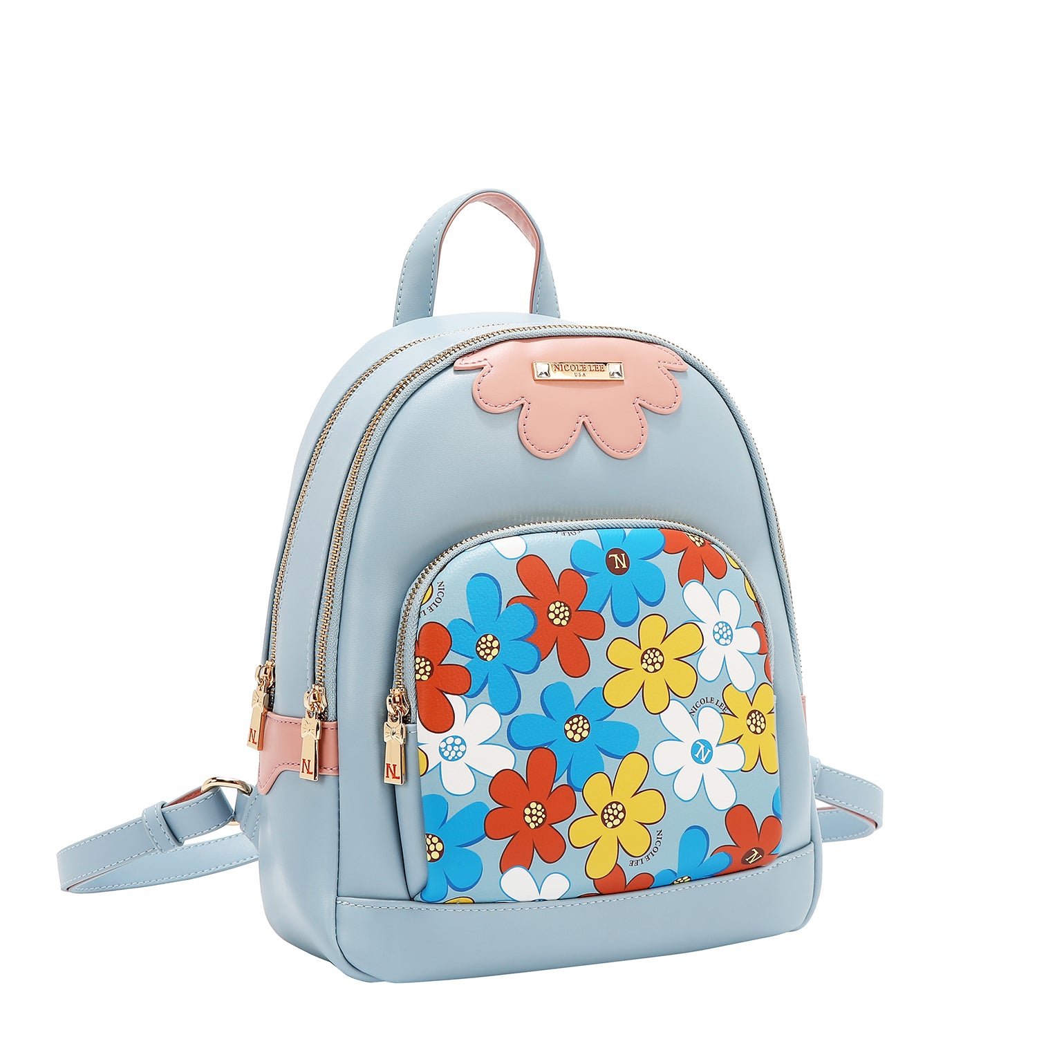 Pop pop floreale (blu)