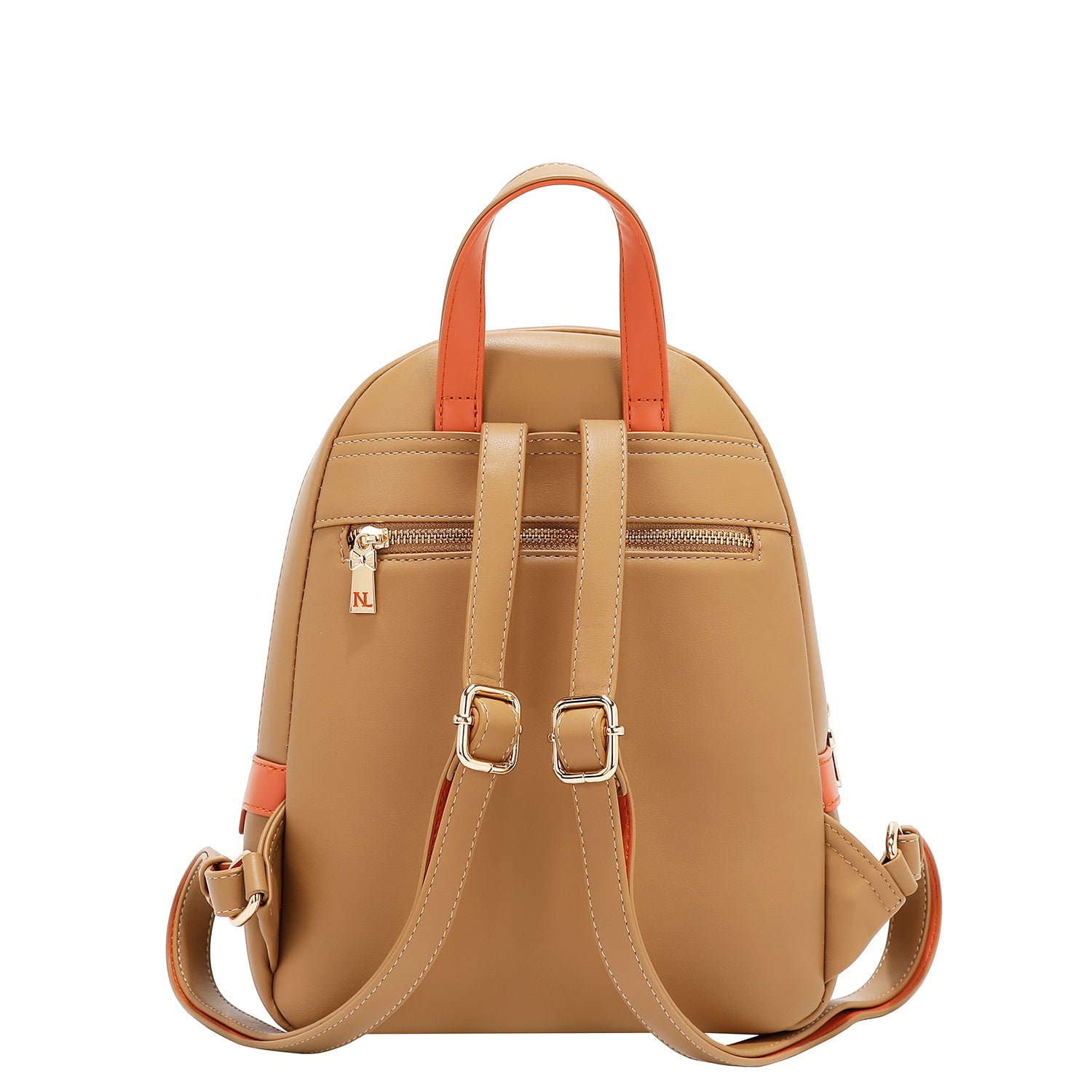 Floral Pop Backpack (Taupe)