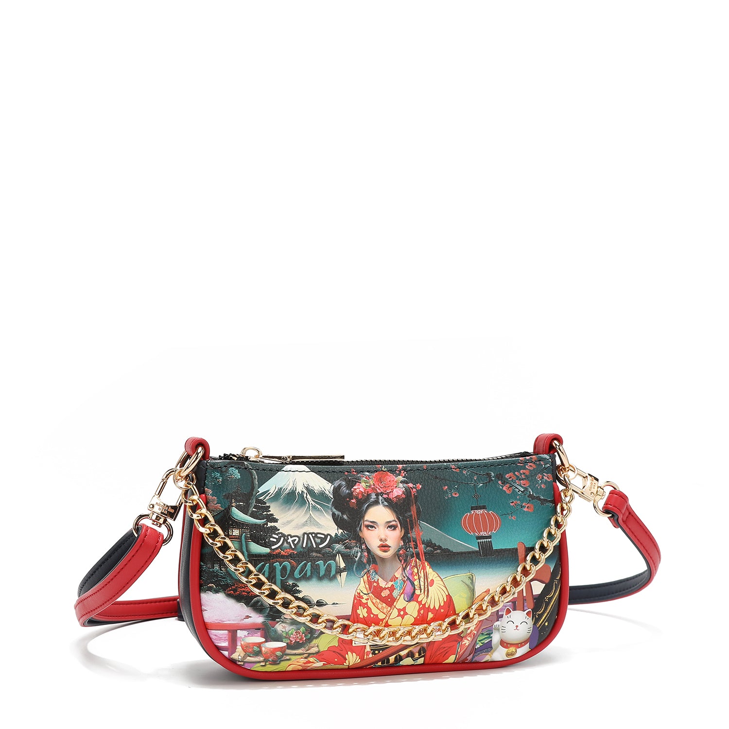 SET DE REGALO 2 PIEZAS (Bolso Cruzado + Cartera) (AKIKO LA BELLEZA)