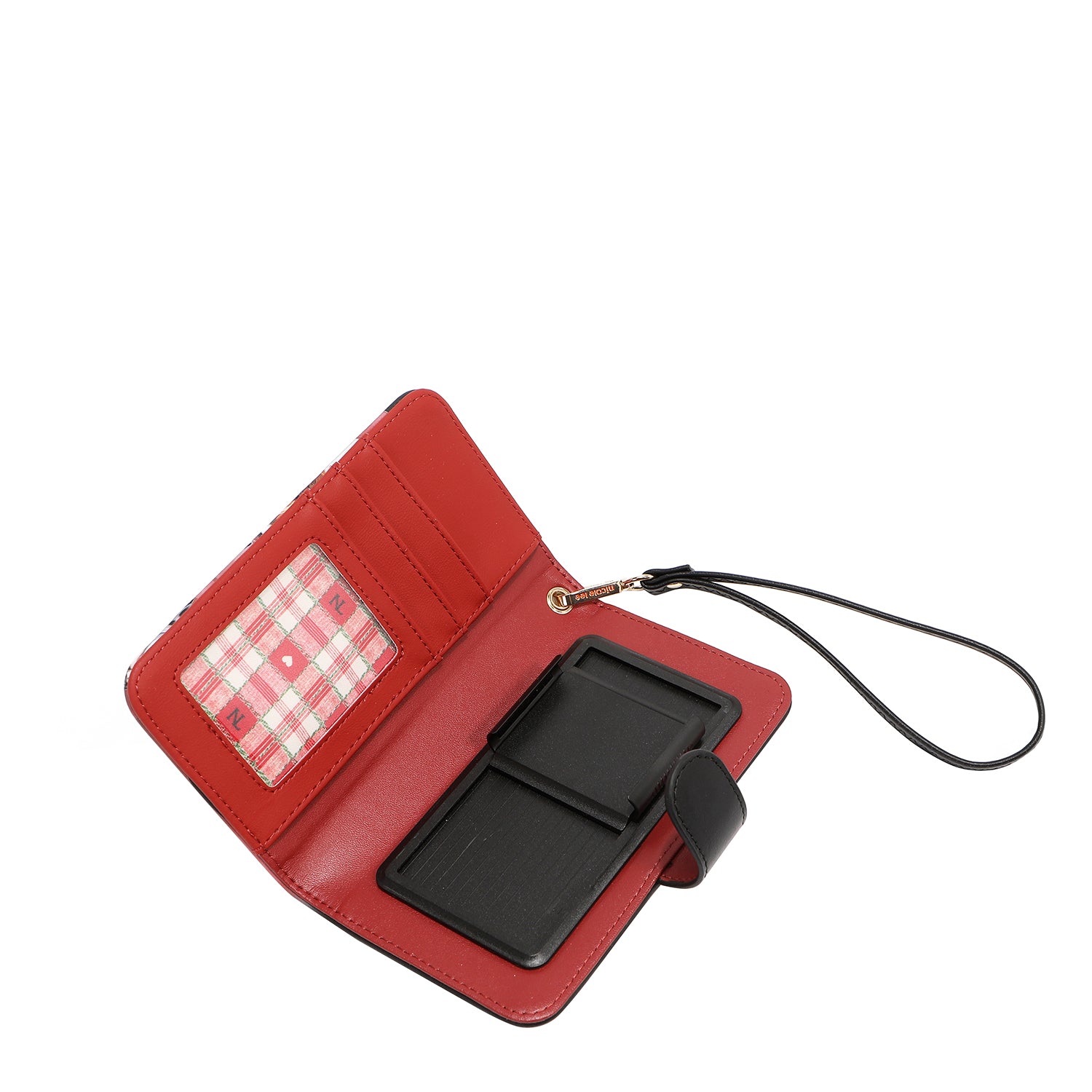 FUNDA DE TELÉFONO Y CARTERA CON LA FIRMA DE NL CON CORREA (BEST SMILE)