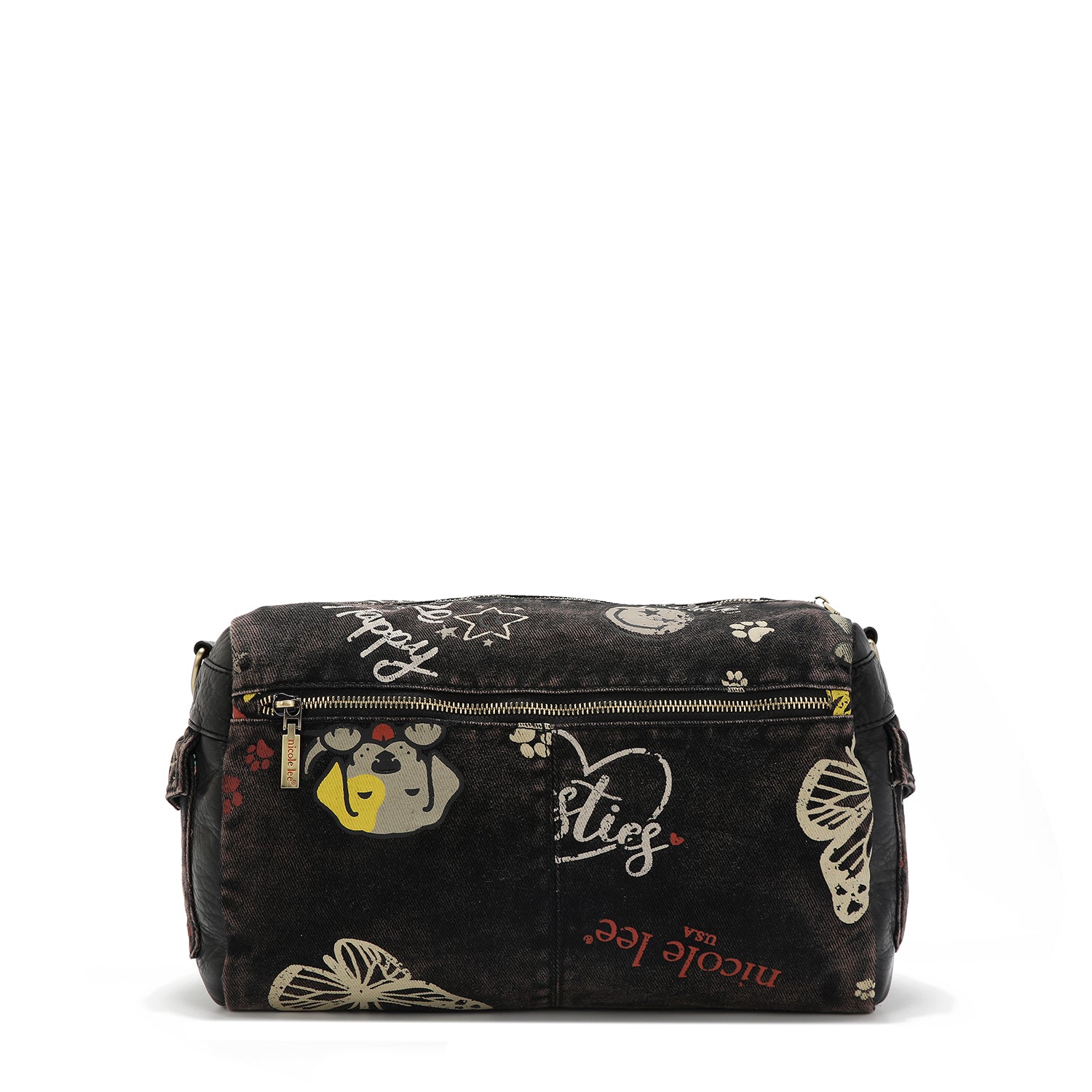 BANDOLERA MENSAJERA DE TELA VAQUERA MARRON