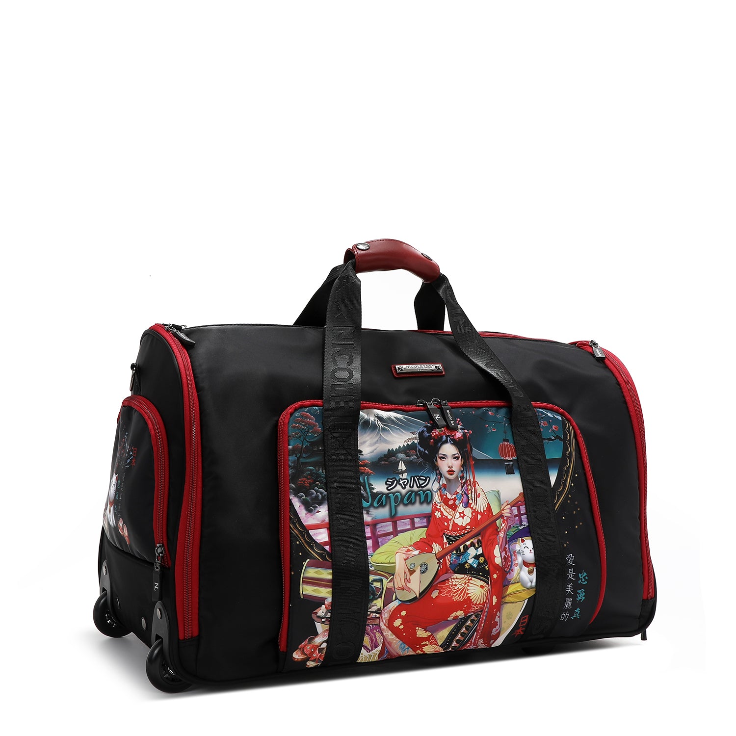 BOLSA DE VIAJE CON RUEDAS (AKIKO LA BELLEZA)