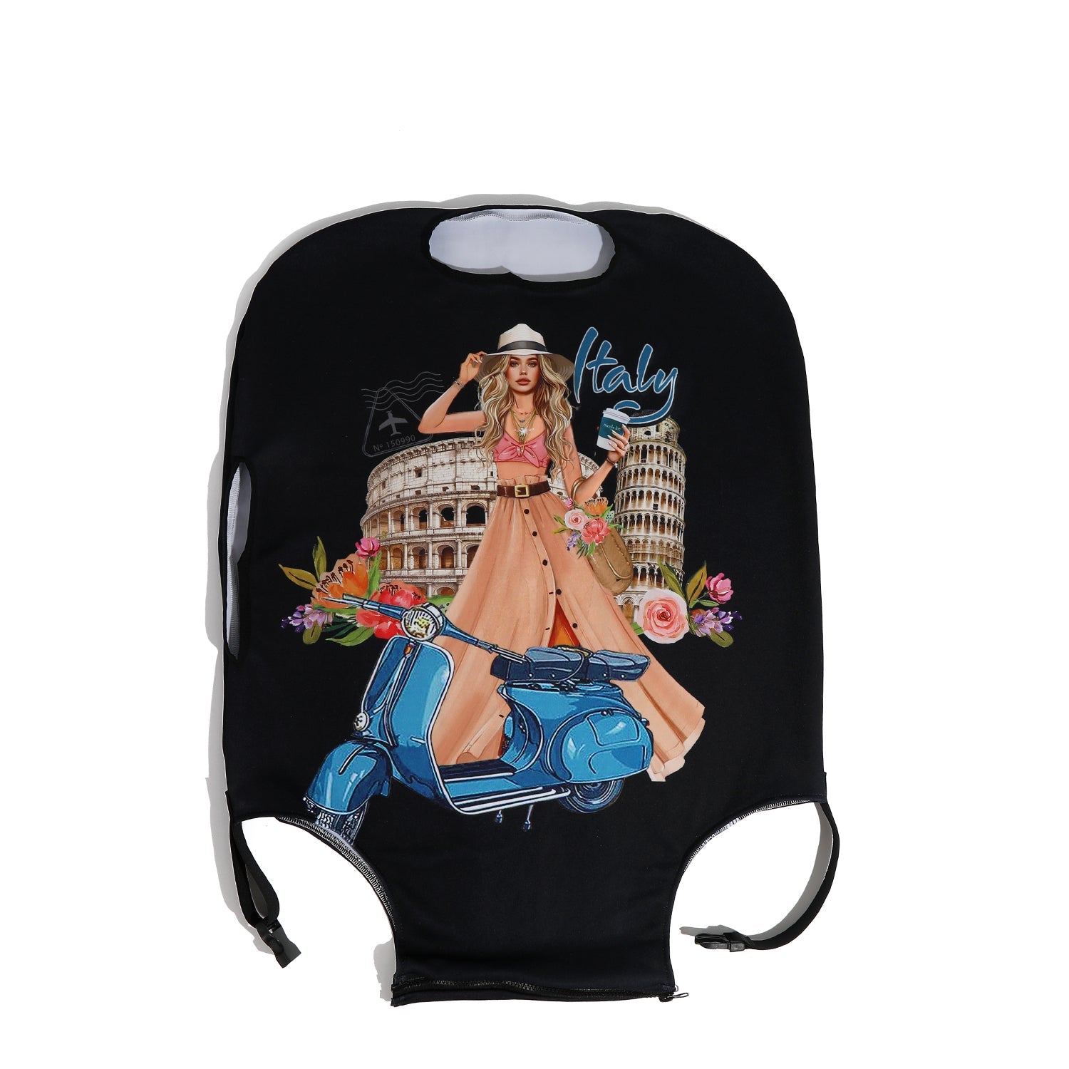 FUNDA PARA MALETA (MARTHA TRAVELS ITALY)