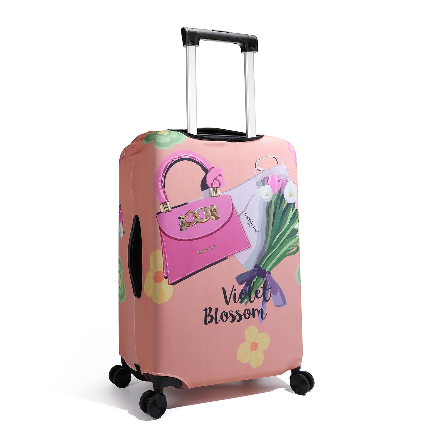 FUNDA PARA MALETA (VIOLET BLOSSOM)