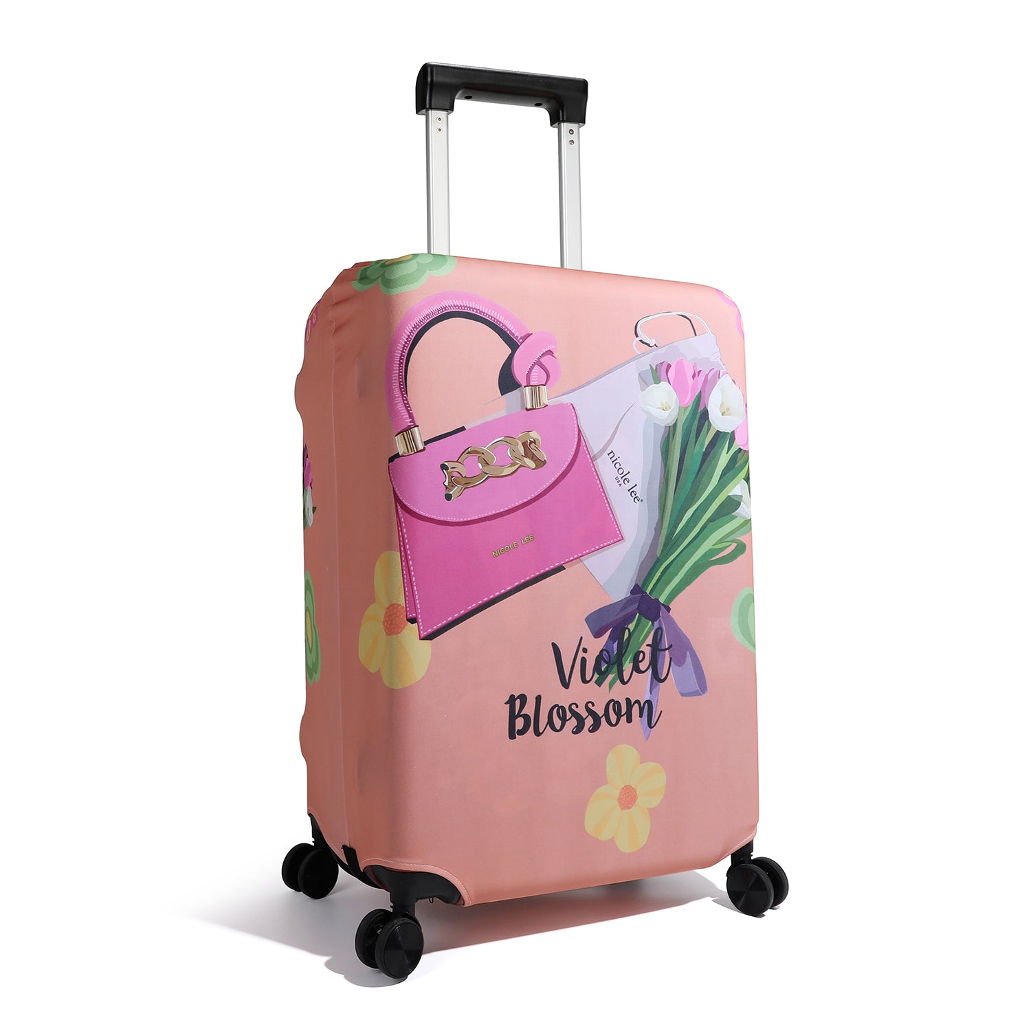 FUNDA PARA MALETA (VIOLET BLOSSOM)