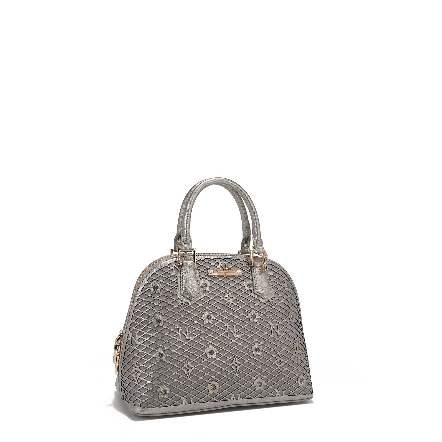 BOLSO DOMO TIPO SATCHEL GRACIE (GRIS)