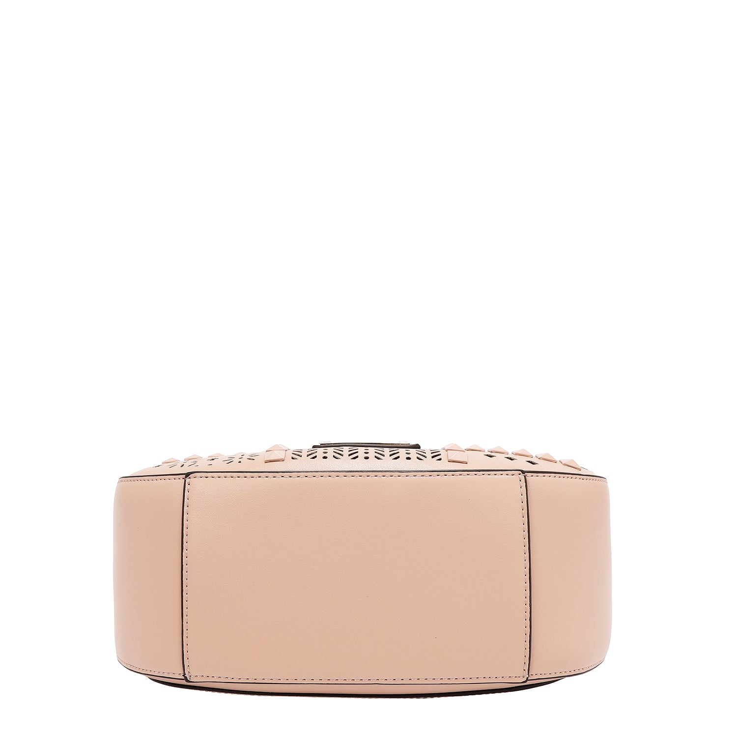 Umhängetasche mit geometrischem Schnitt (rosa)
