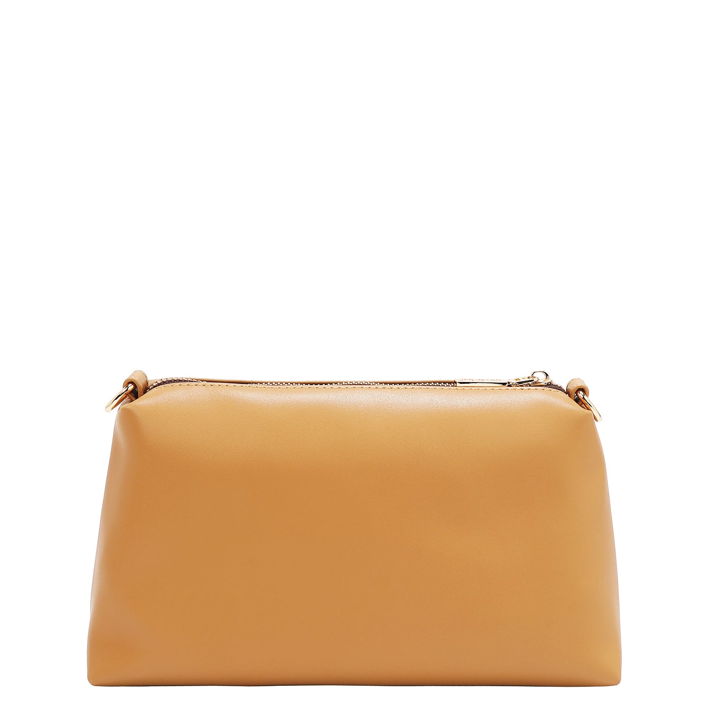 Two -piece bag with geometric cuts (sand)