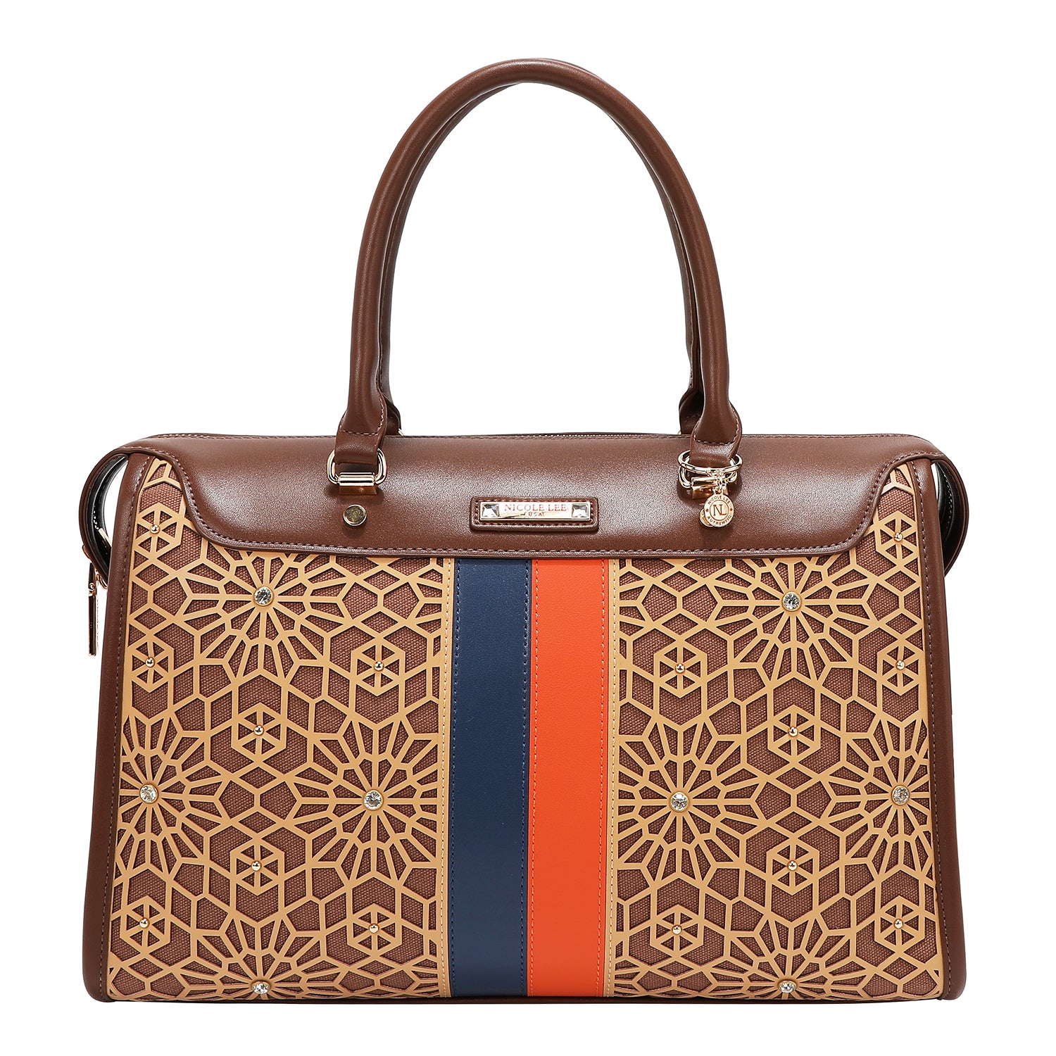 BOSTON CON TAGLIO LASER GEOMETRICO (MARRONE)