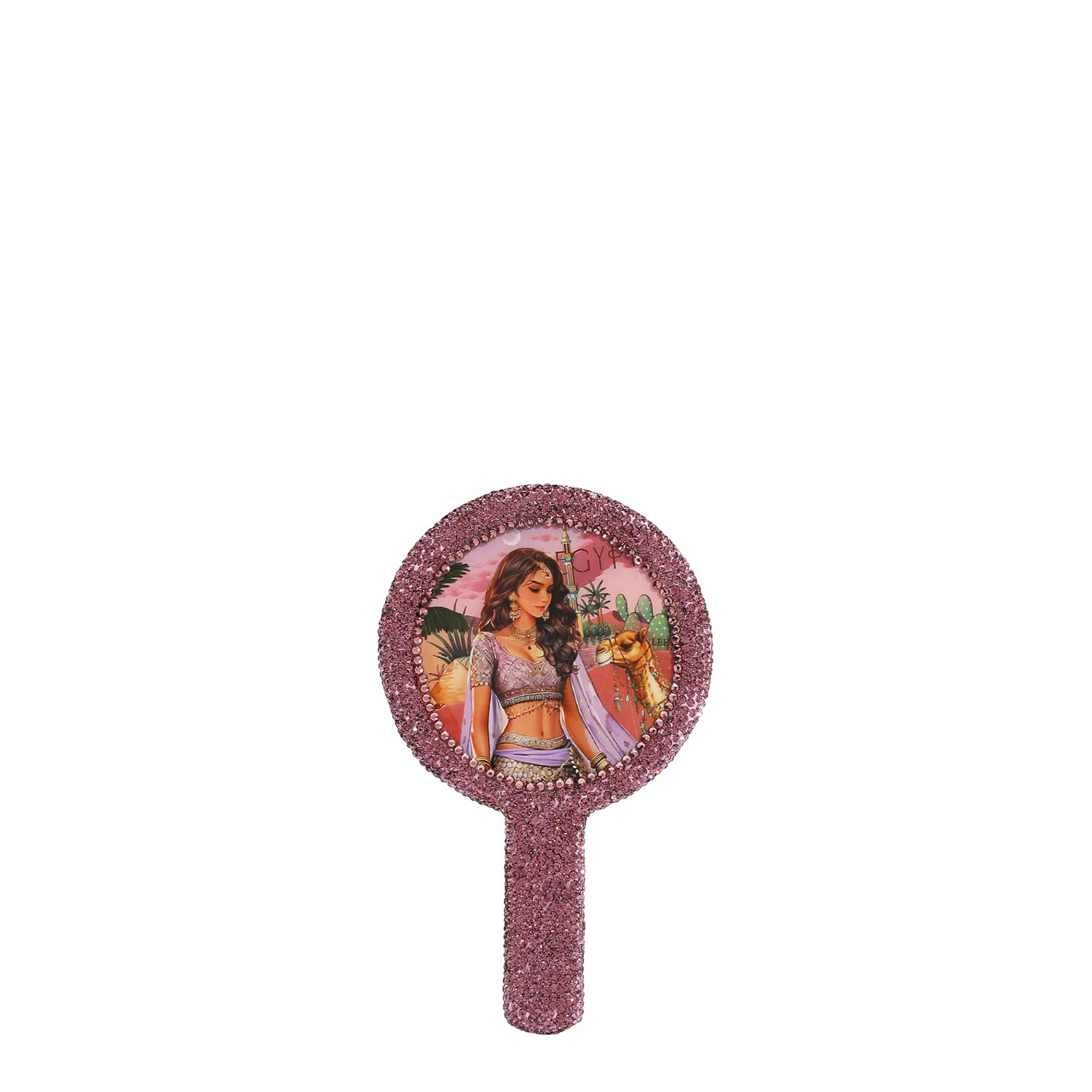 MIROIR À MAIN ROND (<tc>QUEEN CLEOPATRA</tc>)