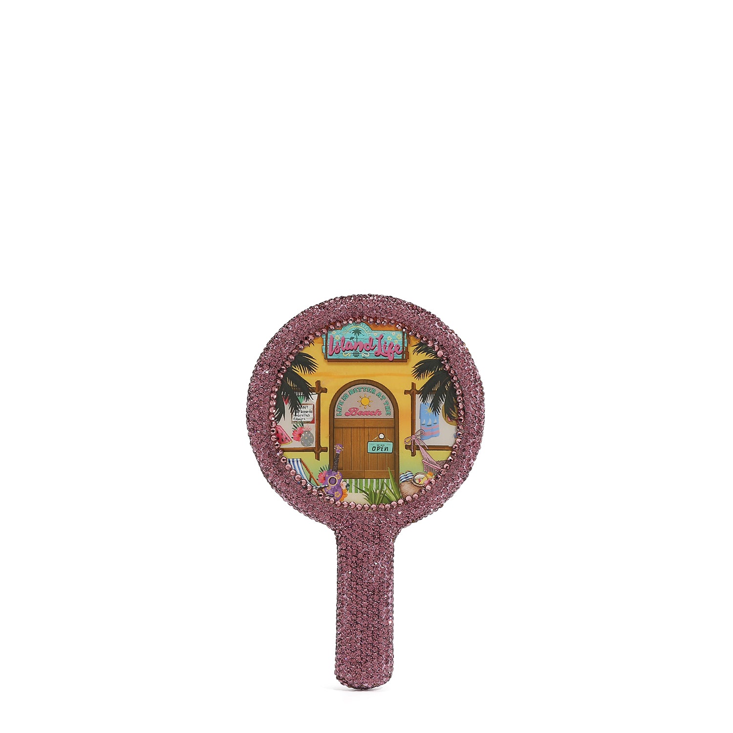 ESPEJO DE MANO REDONDO (SUN & SAND)