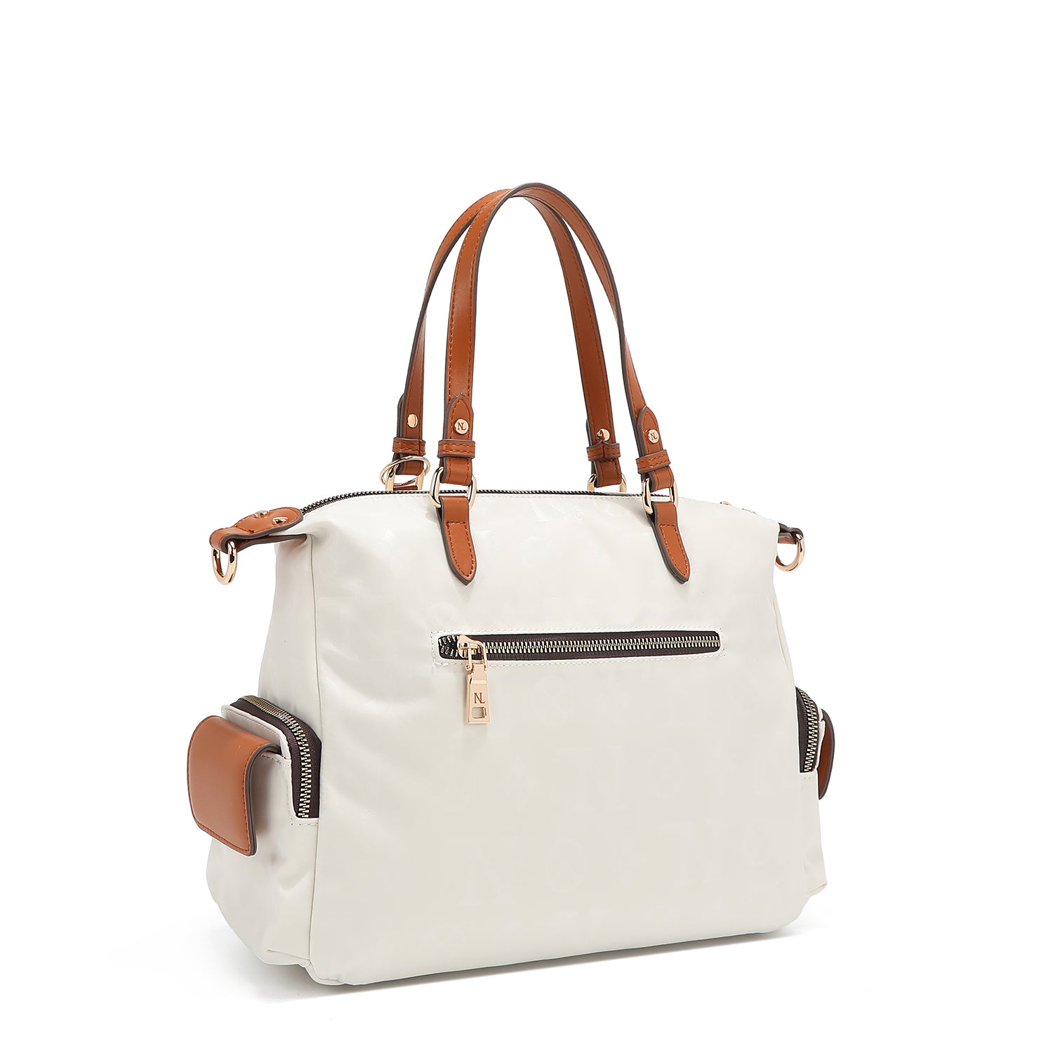 BOLSO TIPO SATCHEL MARGOT (BLANCO)