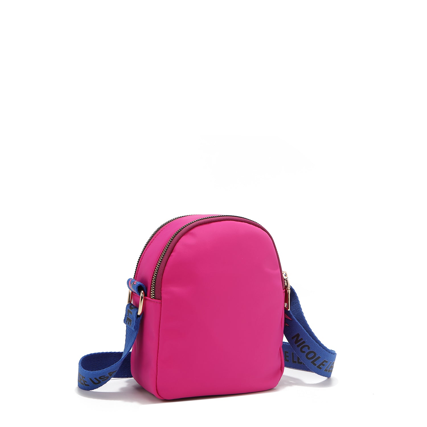 BOLSO CRUZADO CON PARCHES DE COLORES (VIOLETA)