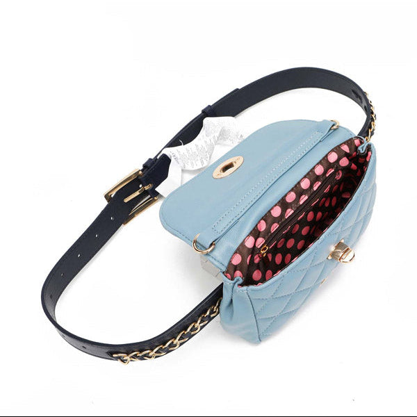 RIÑONERA/BANDOLERA ACOLCHADA (AZUL)