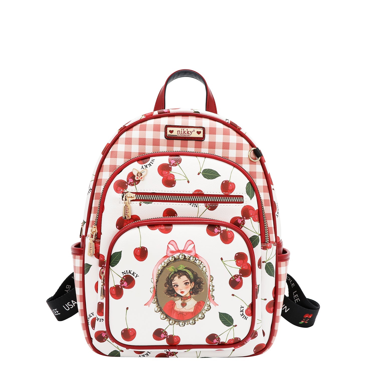 3-PIECE SET (BACKPACK, SMALL BACKPACK AND WALLET) (<tc>CHERRY LIPS</tc>-WHITE)