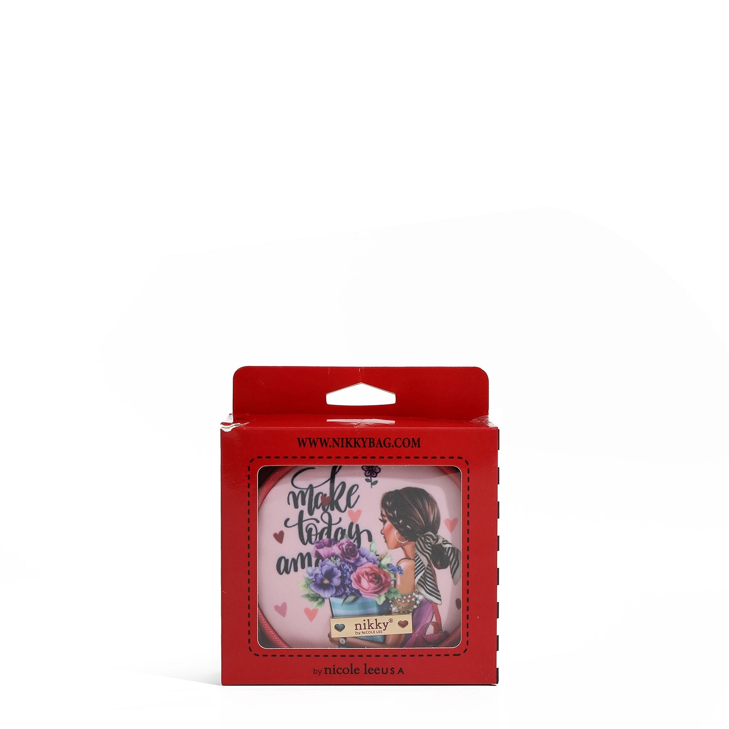 KEYCHAIN WITH ROUND COIN PURSE (<tc>FLOWER DAY</tc>)