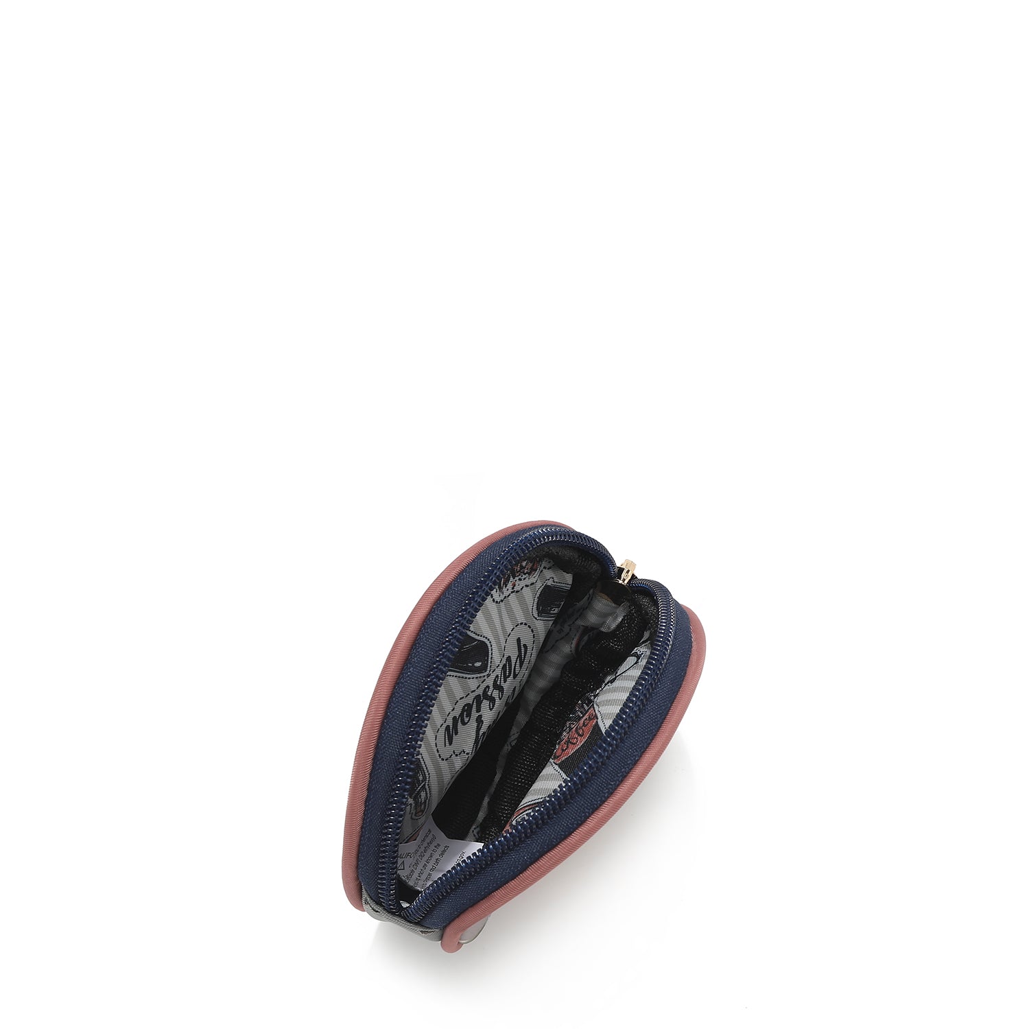 KEYCHAIN WITH ROUND COIN PURSE (<tc>I LIVE TO TRAVEL</tc>)