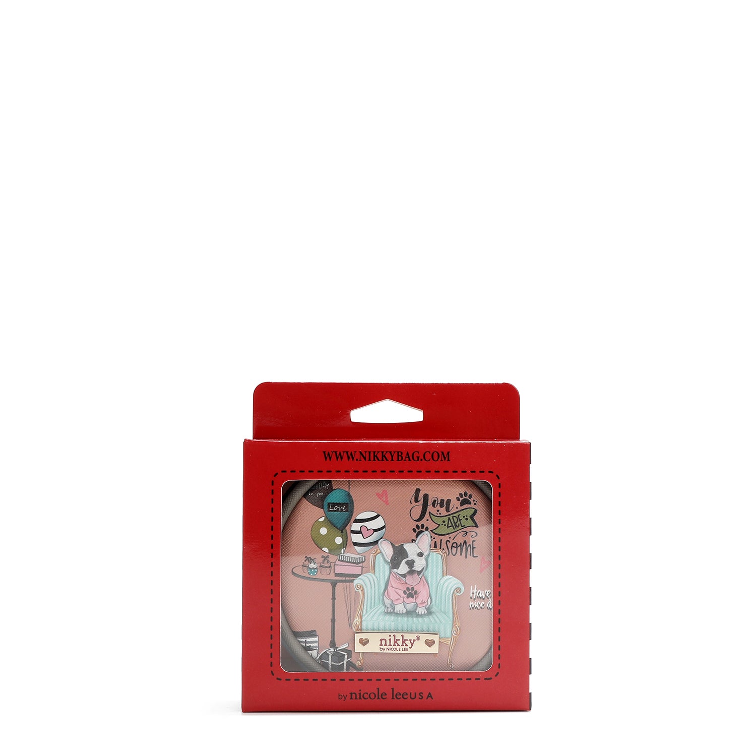 KEYCHAIN WITH ROUND COIN PURSE (<tc>PARTY KING</tc>)