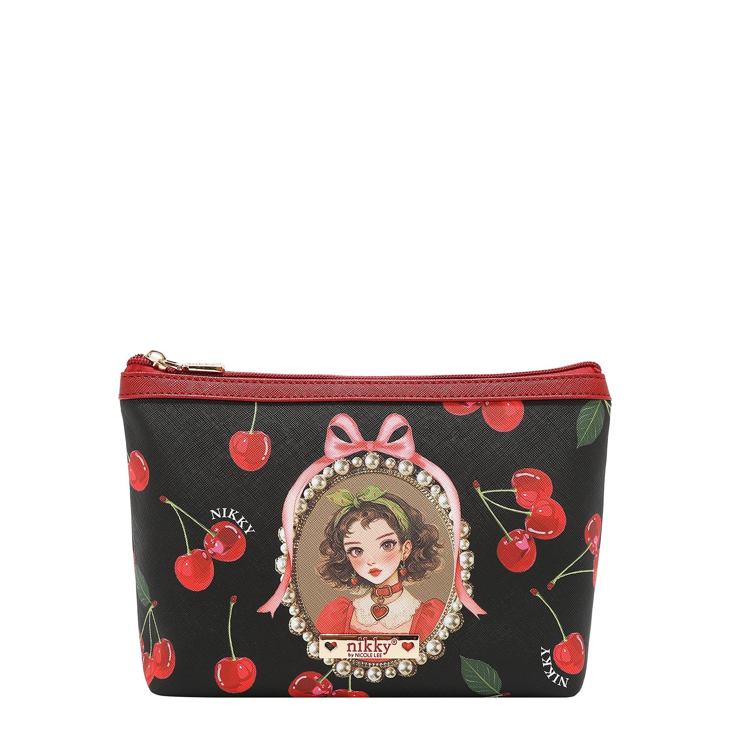 COSMETIQUERO GRANDE (CHERRY LIPS-BLACK)