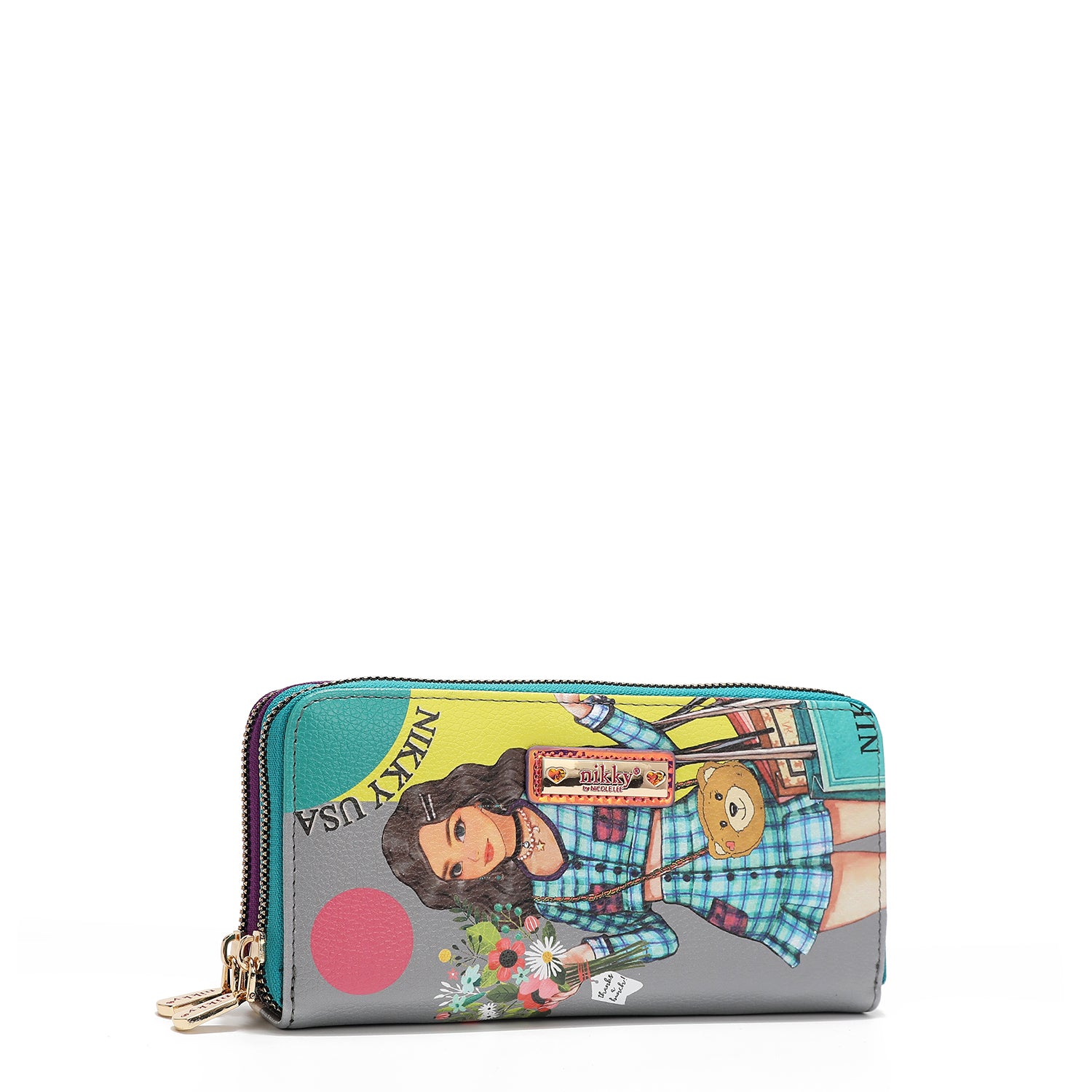 WALLET WITH DOUBLE ZIPPER V.2 (<tc><tc><tc>Nikky</tc> Goes Shopping</tc></tc>)