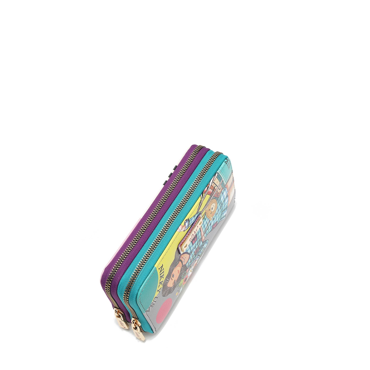 WALLET WITH DOUBLE ZIPPER V.2 (<tc><tc><tc>Nikky</tc> Goes Shopping</tc></tc>)