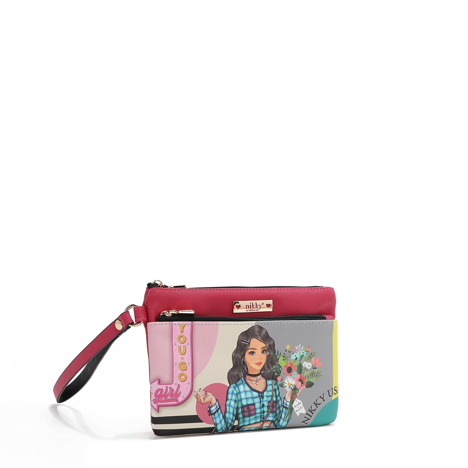 ZIPPERED TOILETRY BAG (<tc>NIKKY GOES SHOPPING</tc>)