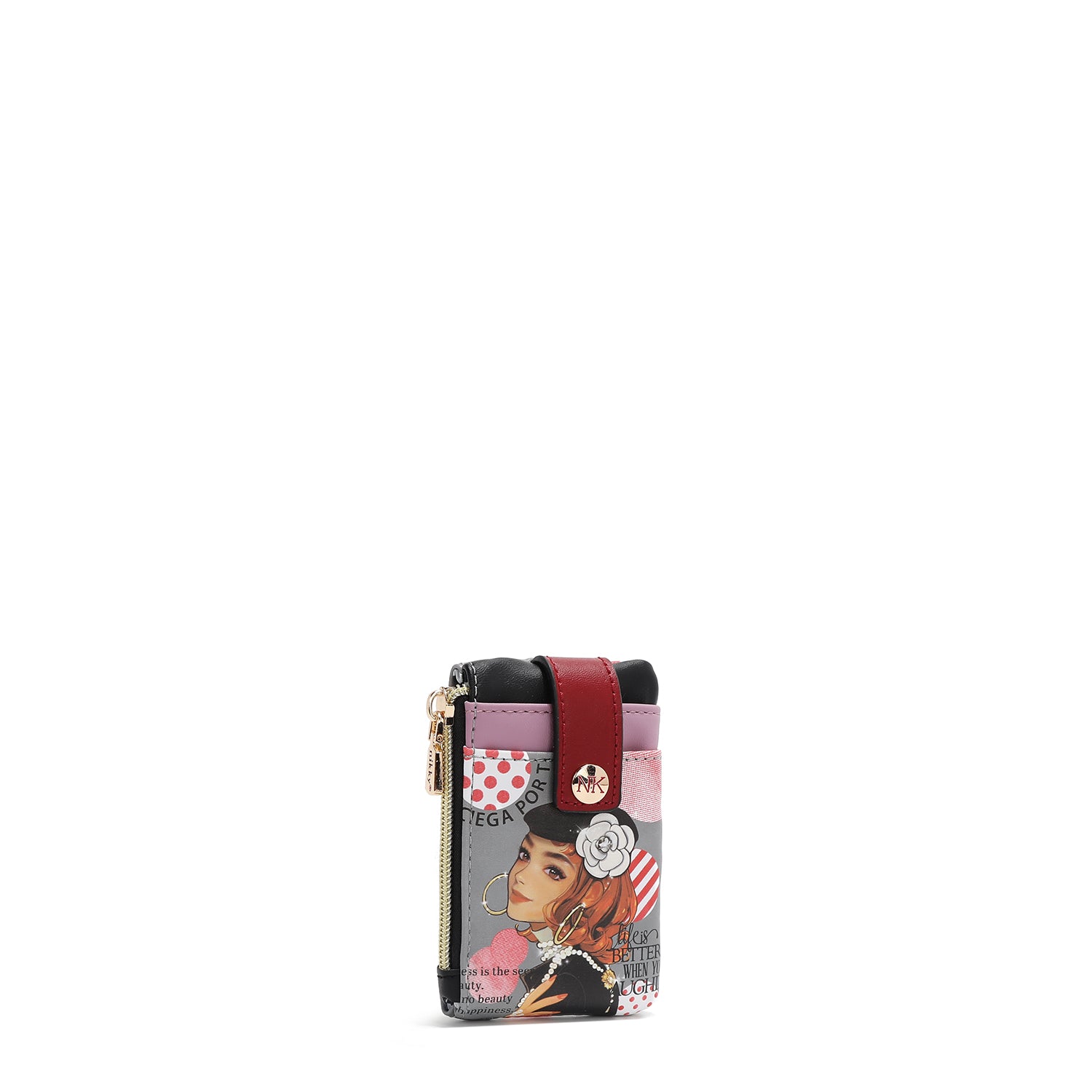 MINI CARD HOLDER WITH CLOSURE (<tc>CIEGA POR TI</tc>)