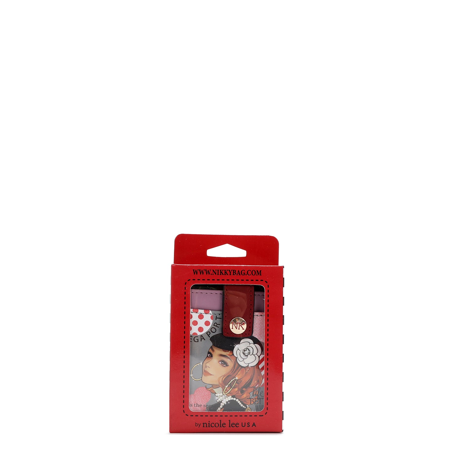 MINI CARD HOLDER WITH CLOSURE (<tc>CIEGA POR TI</tc>)