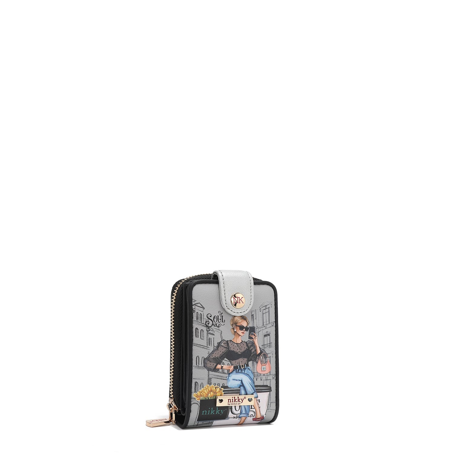 CARTERA PLEGABLE COMPACTA (URBAN COFFEE DREAM)