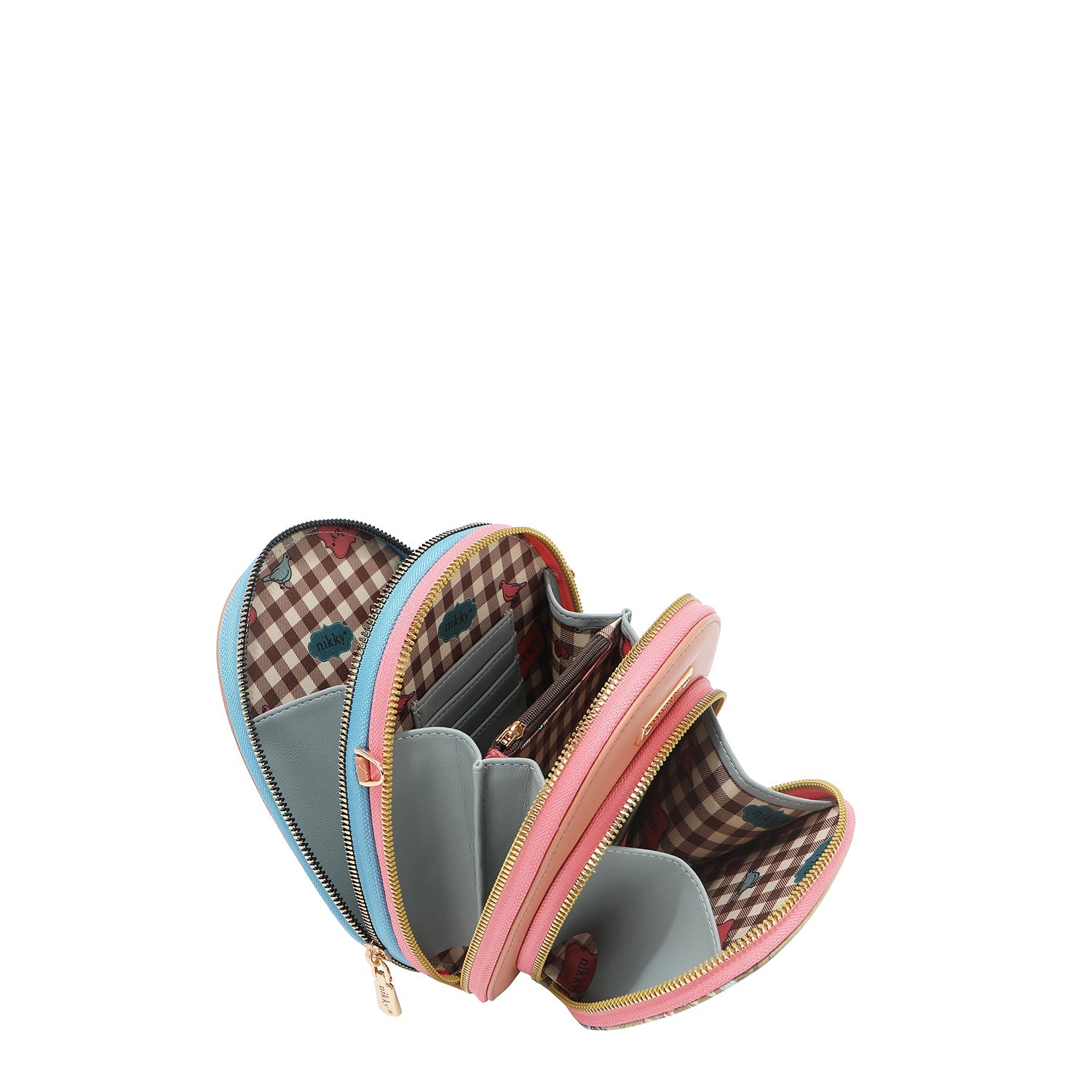 BANDOLERA CRUZADA PEQUEÑA (CHERRY LIPS-NEGRO)