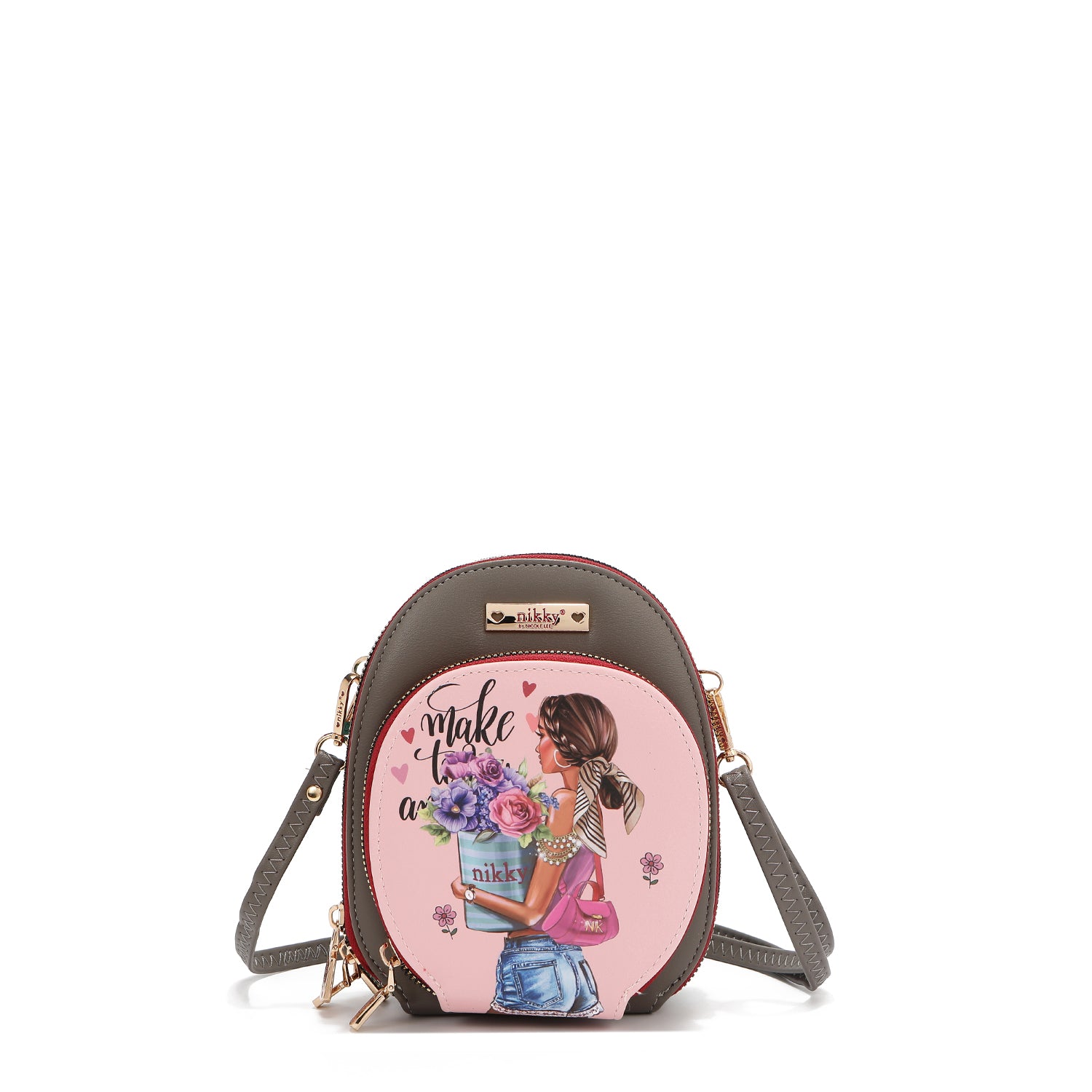 BANDOLERA CRUZADA PEQUEÑA (FLOWER DAY)