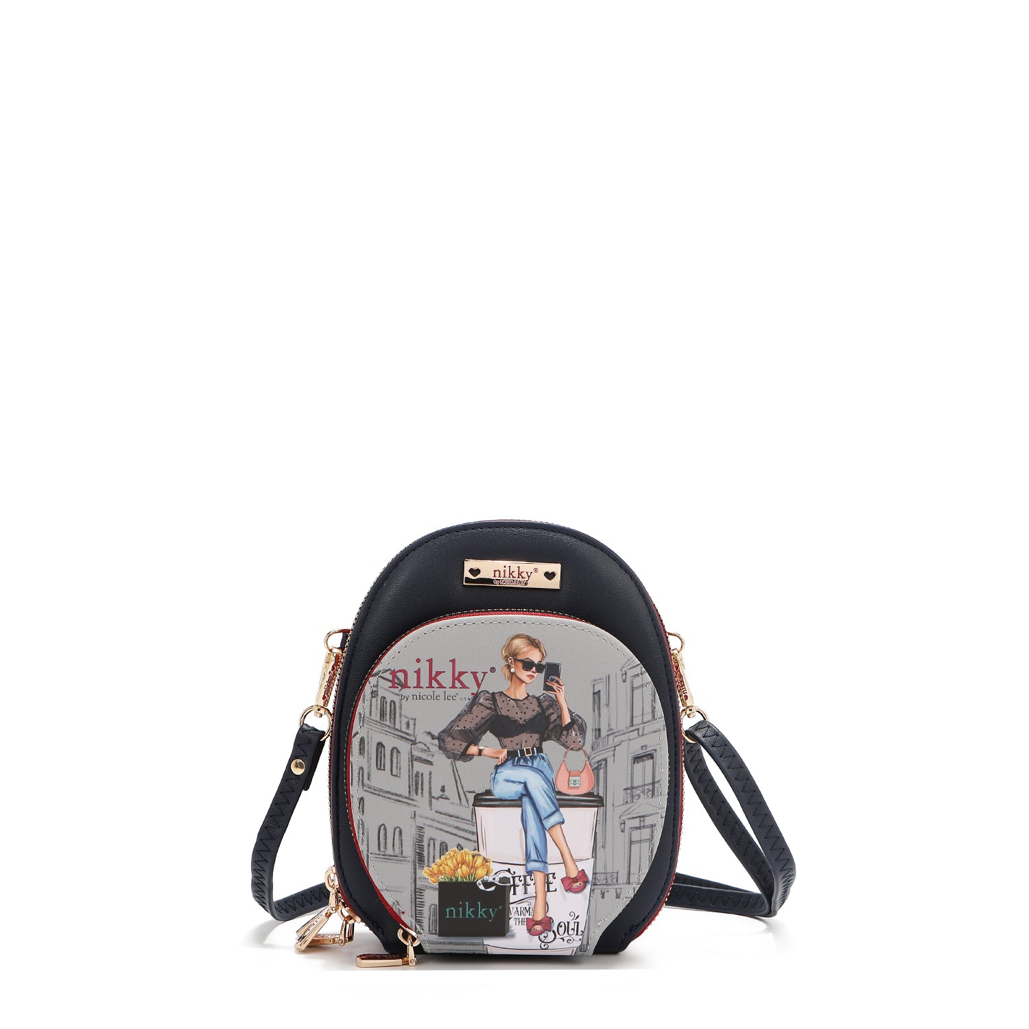 BANDOLERA CRUZADA PEQUEÑA (URBAN COFFEE DREAM)