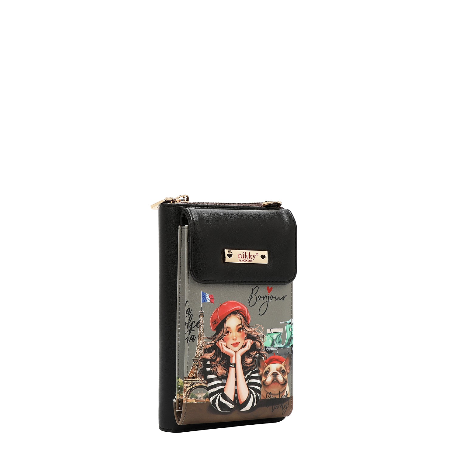 BORSA A TRACOLLA/PORTAFOGLIO PER TELEFONO (<tc>EIFFEL DREAMS</tc>)