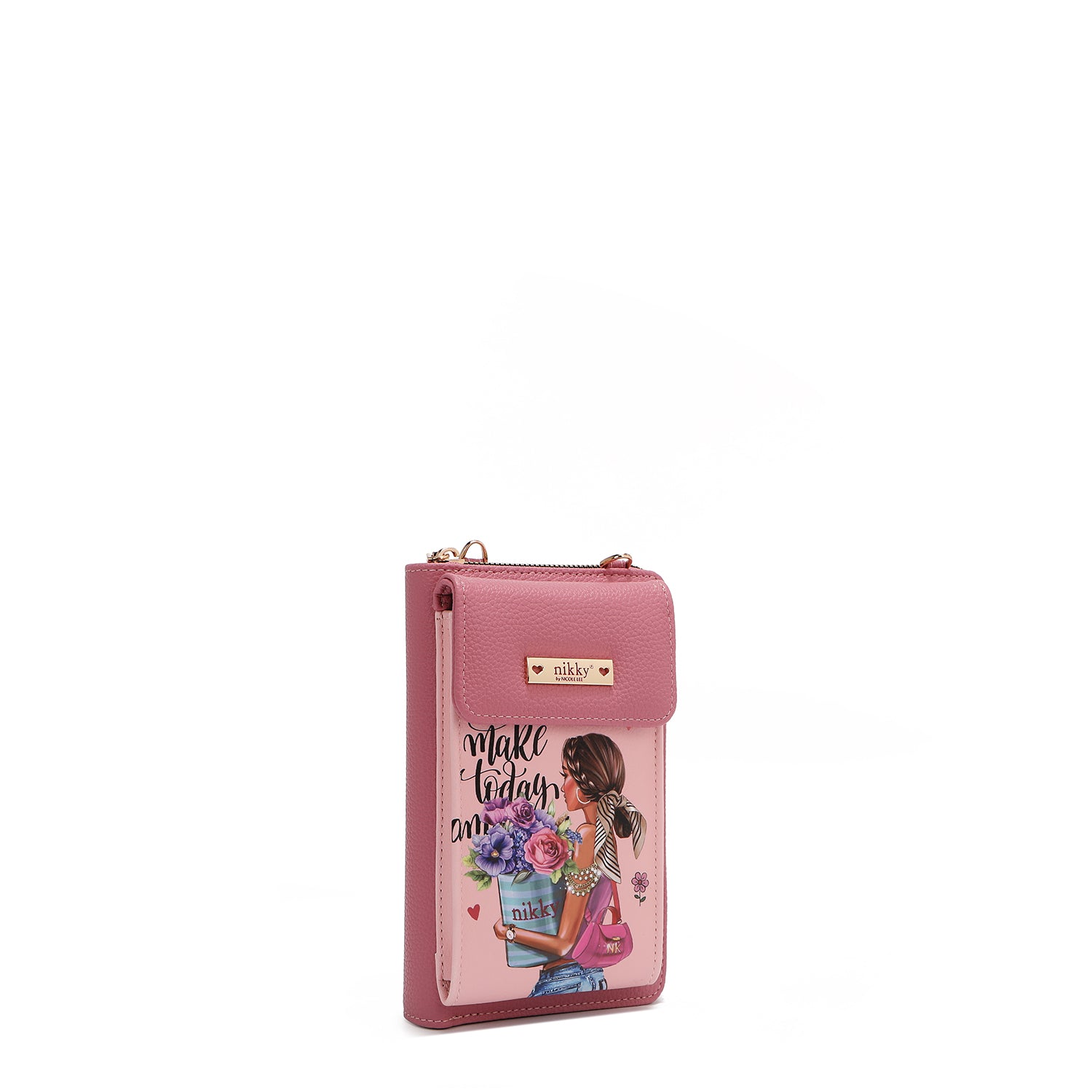 PHONE SHOULDER BAG/WALLET (<tc>FLOWER DAY</tc>)