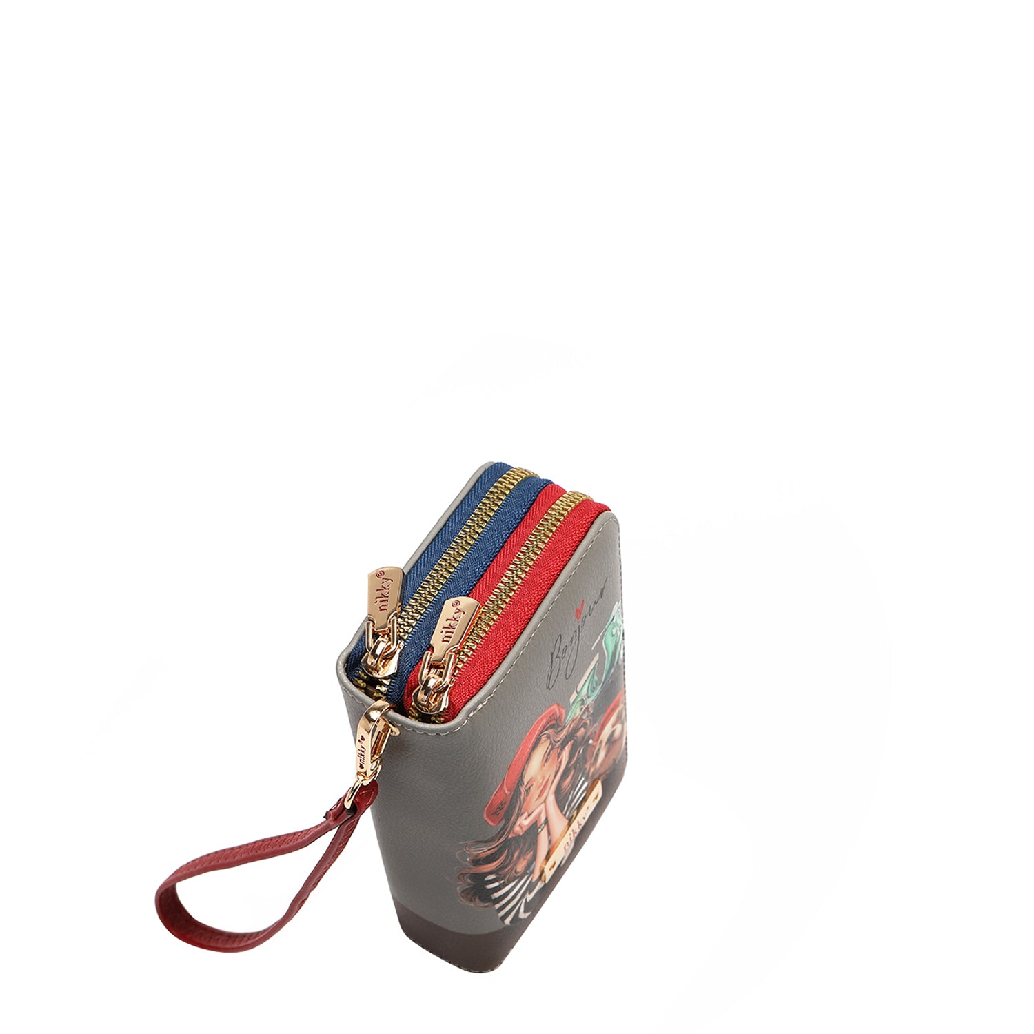MEDIUM-SIZED DOUBLE ZIPPER WALLET (<tc>EIFFEL DREAMS</tc>)